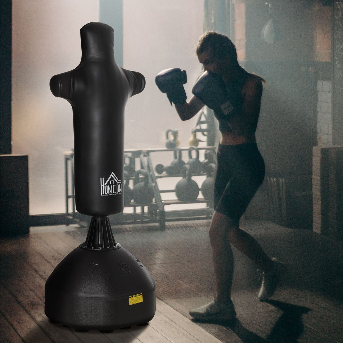 Stojací boxovací pytel Heavy Duty, 180 cm – černý