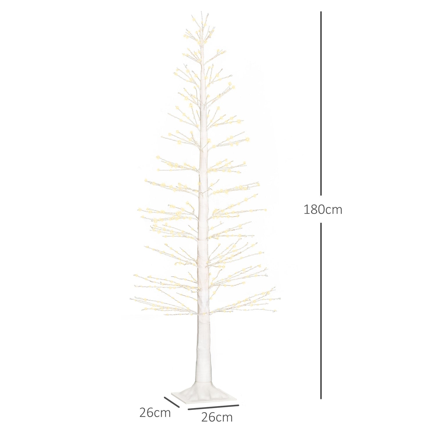 180 cm LED vánoční stromek – 810 světel, dekorace do interiéru i exteriéru
