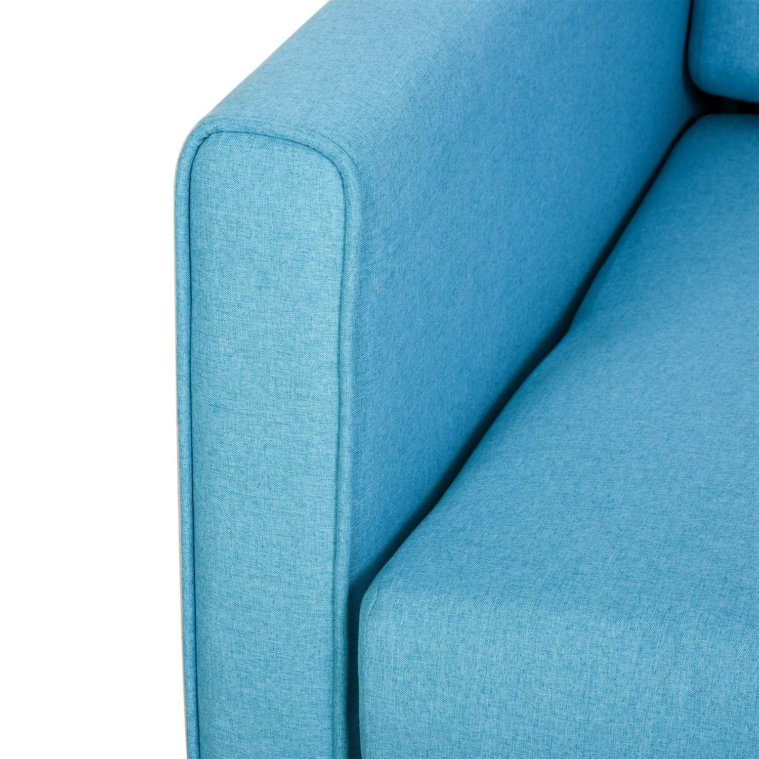 2-sits bäddsoffa – förvaring, ljusgrå polycotton