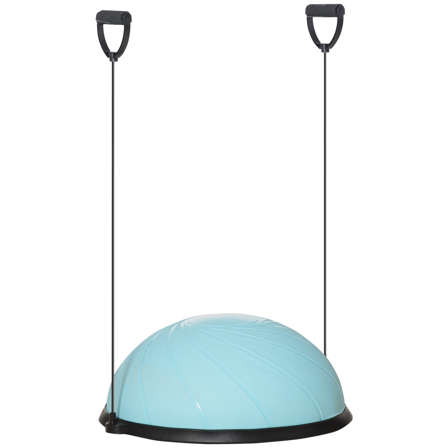 58 cm Half Yoga Ball Trainer med rep för balansstabilitet