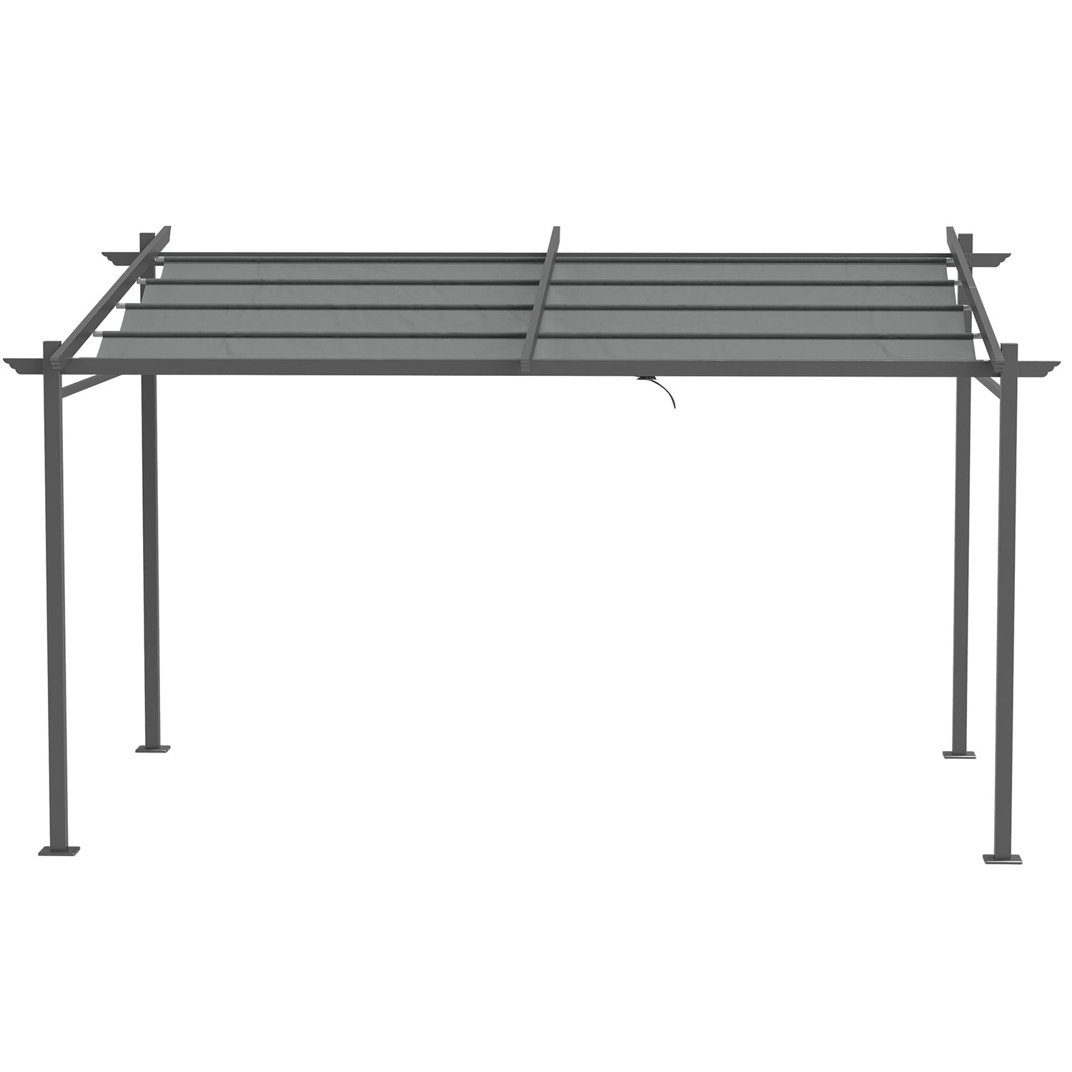 Hliníková pergola 4x3m, nastavitelná střecha, UV ochrana