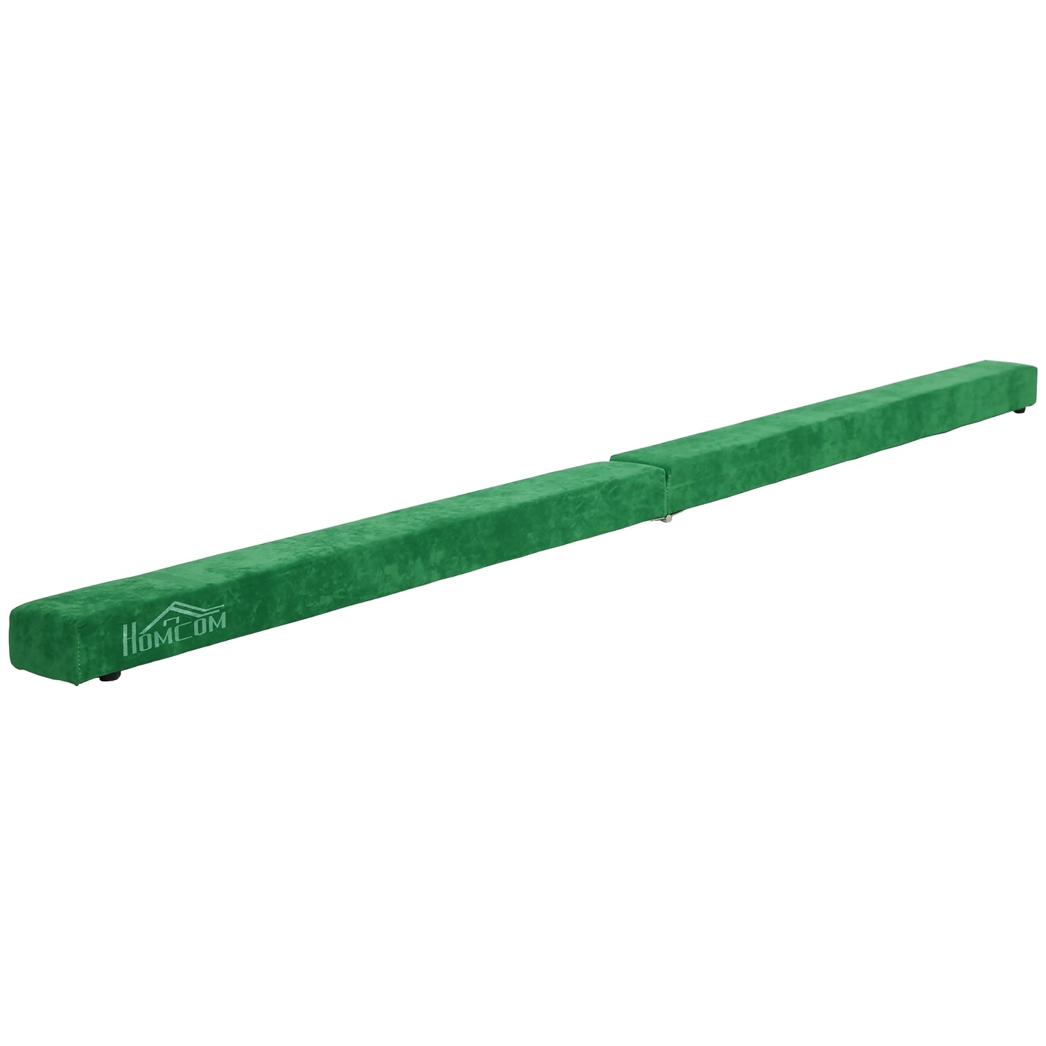 Balansbalk 210 cm, hopfällbar & stabil, grön, inomhus/utomhus
