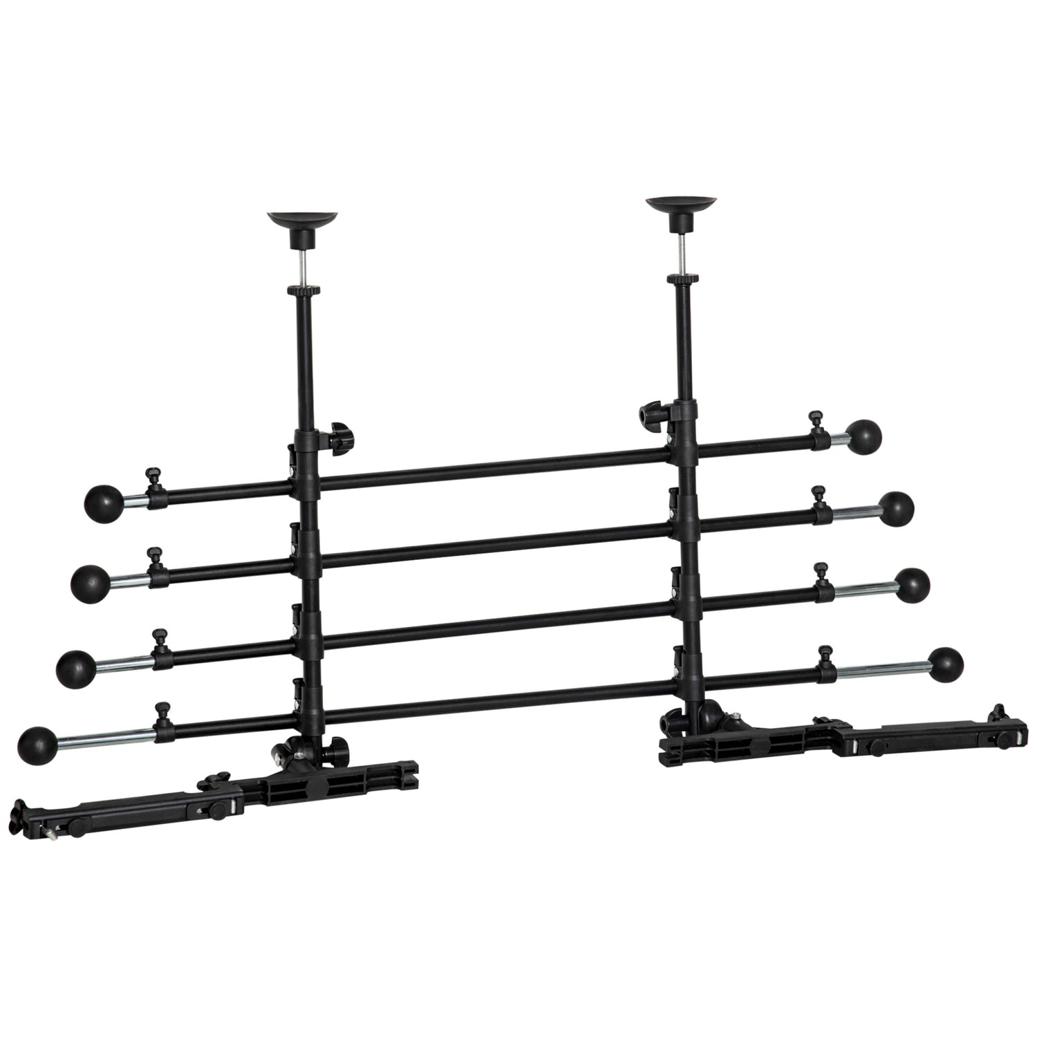 Bilhundskydd, svart – justerbar, halkfri, 85-140x40-50 cm