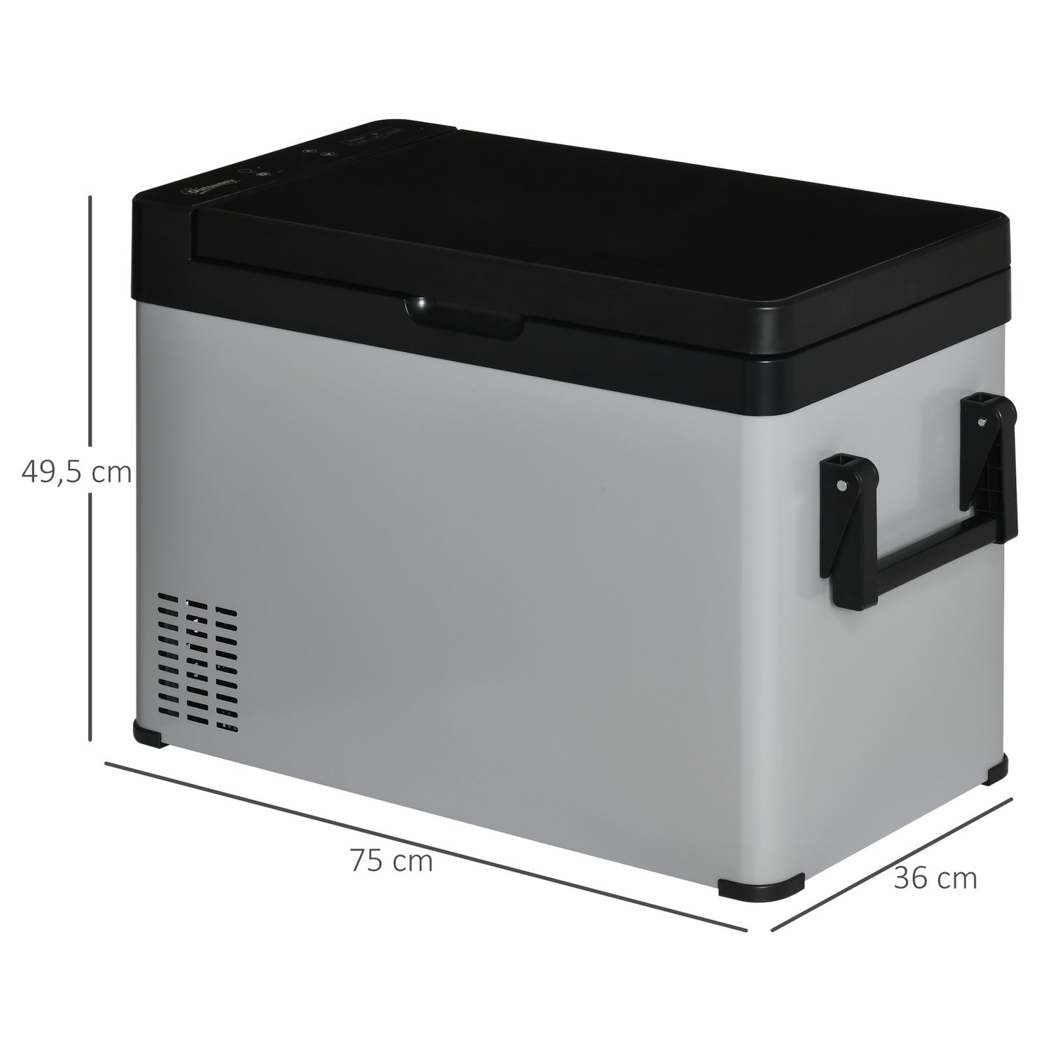 Bilkylare 50L, LCD-skärm, Dual Mode, Portabel