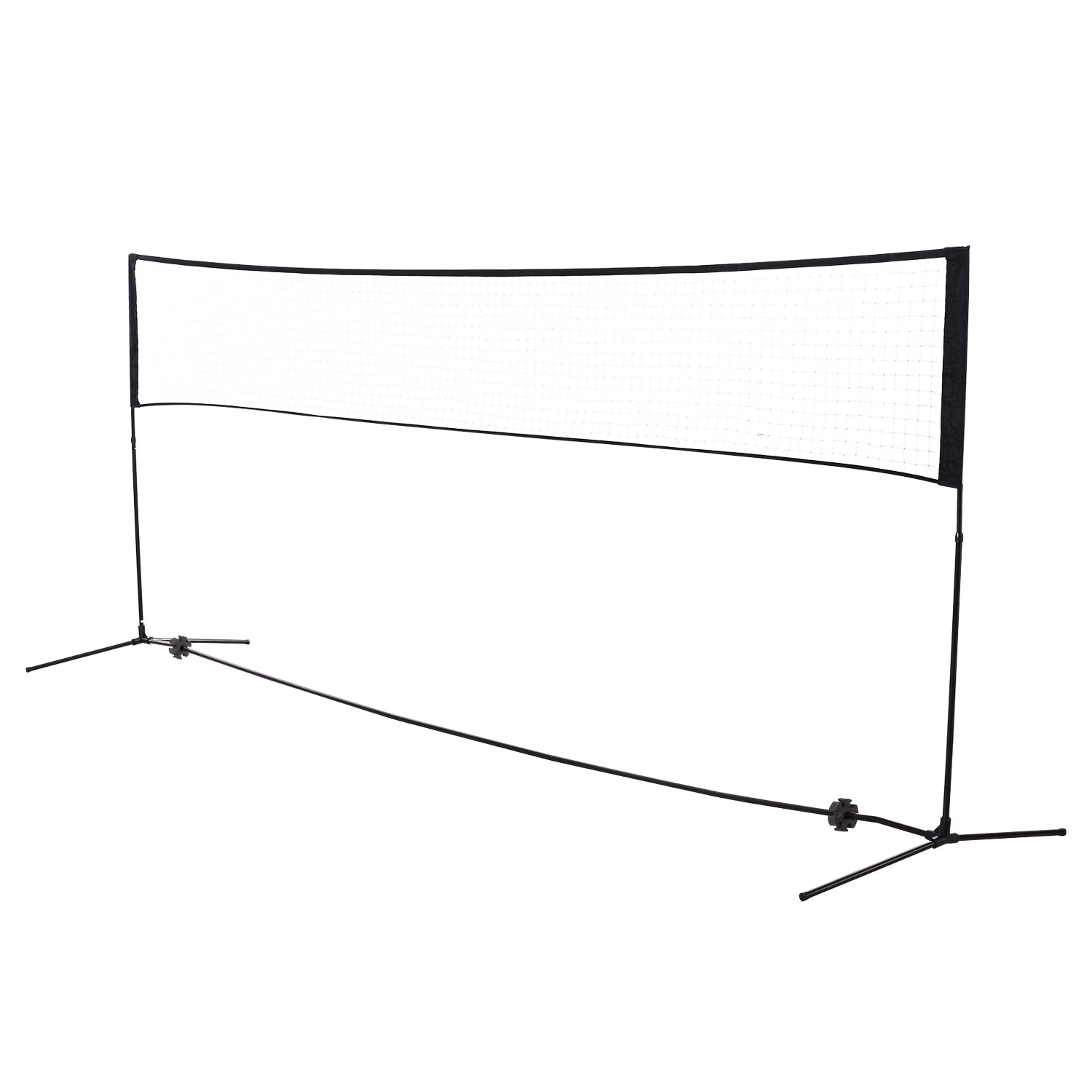 Bärbar badminton, volleyboll, tennisnät 2 höjder 94/158 cm