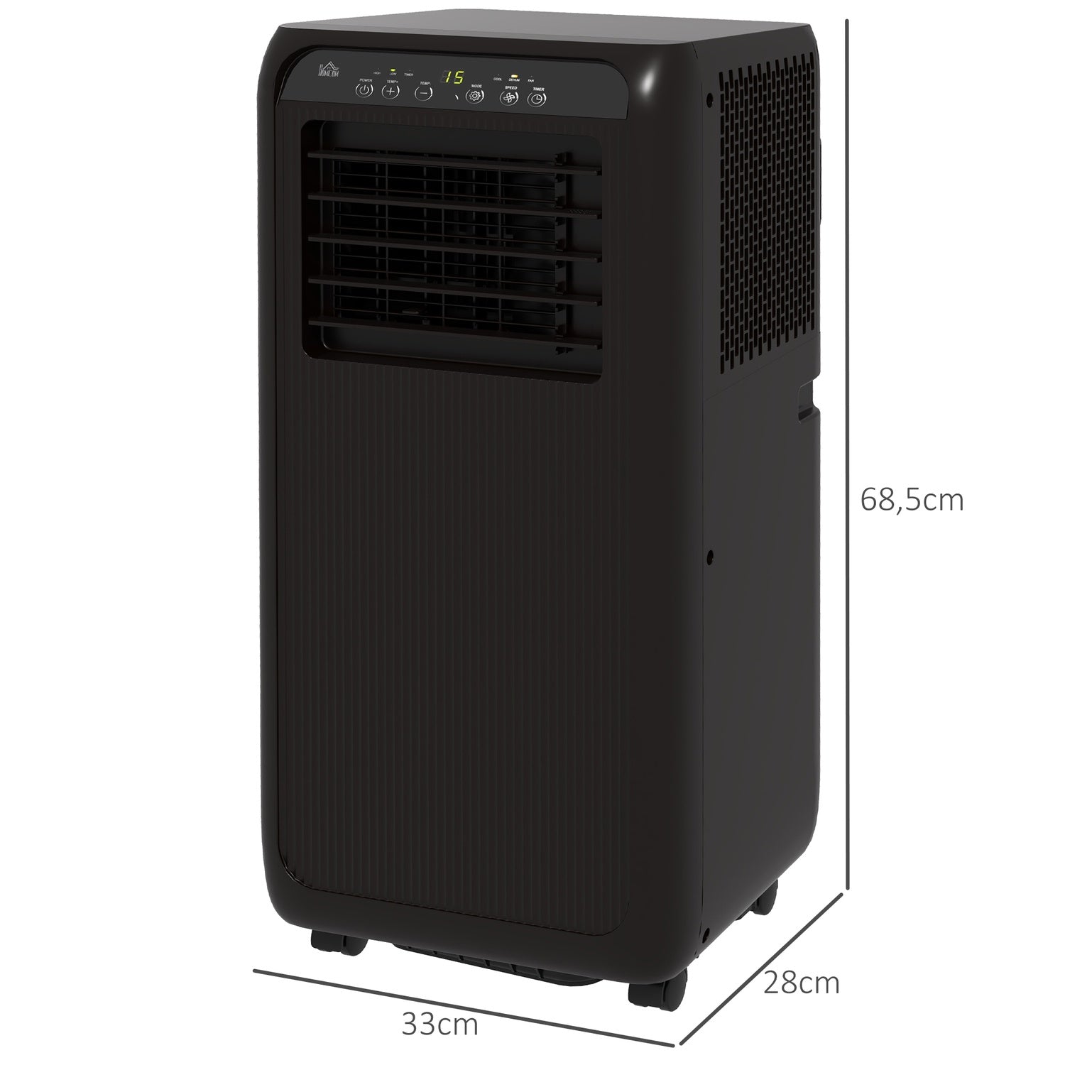 Bärbar luftkonditionering 9000 BTU – Avfuktare och fläkt