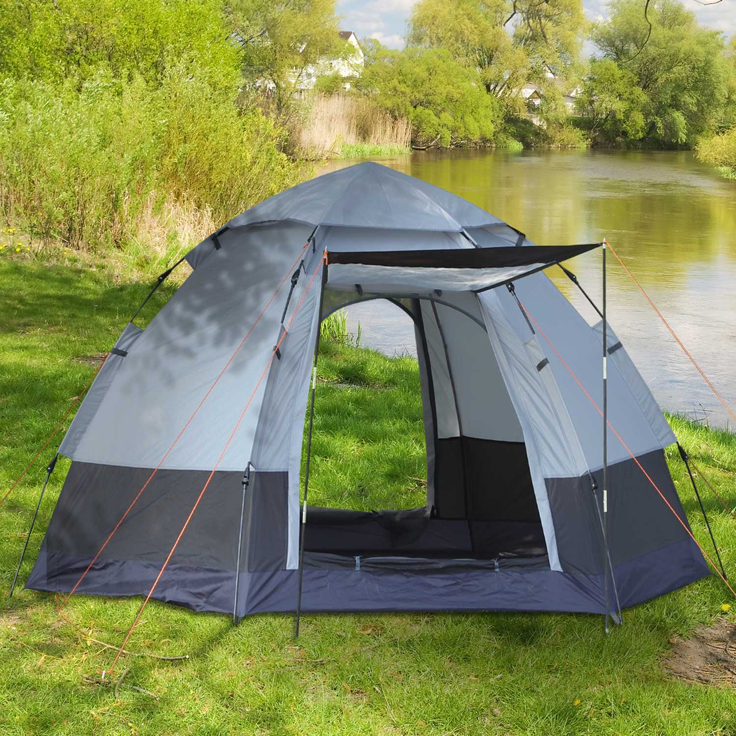 Campingtält för 3-4 personer – Enkel installation, vattentät