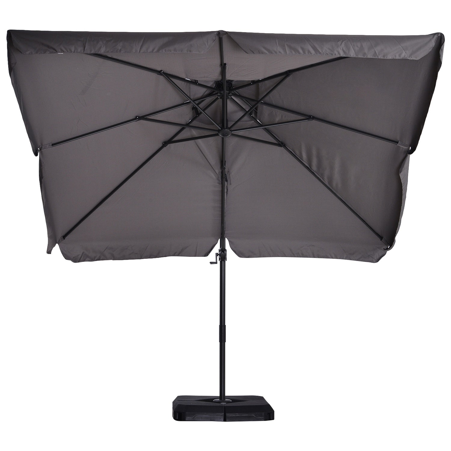 Cantilever Parasoll, UV50+ med Stativ & Kåpa, 270x270 cm