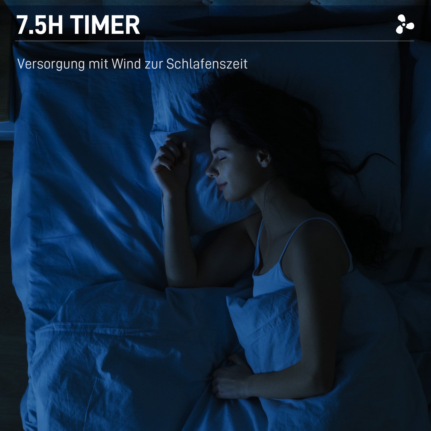 Mlhový ventilátor s dálkovým ovládáním, nádrž 3 l, 3 rychlosti, černý