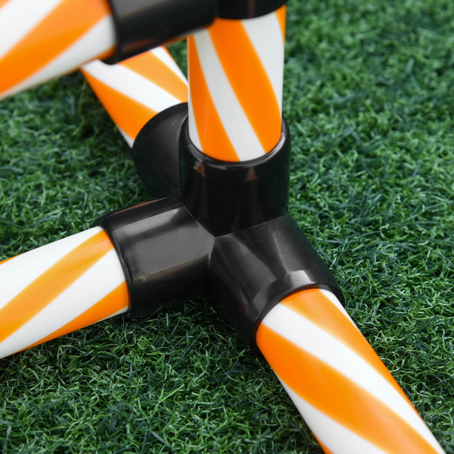 Dog Agility Training Set med Tunnel, Portable Orange/Vit