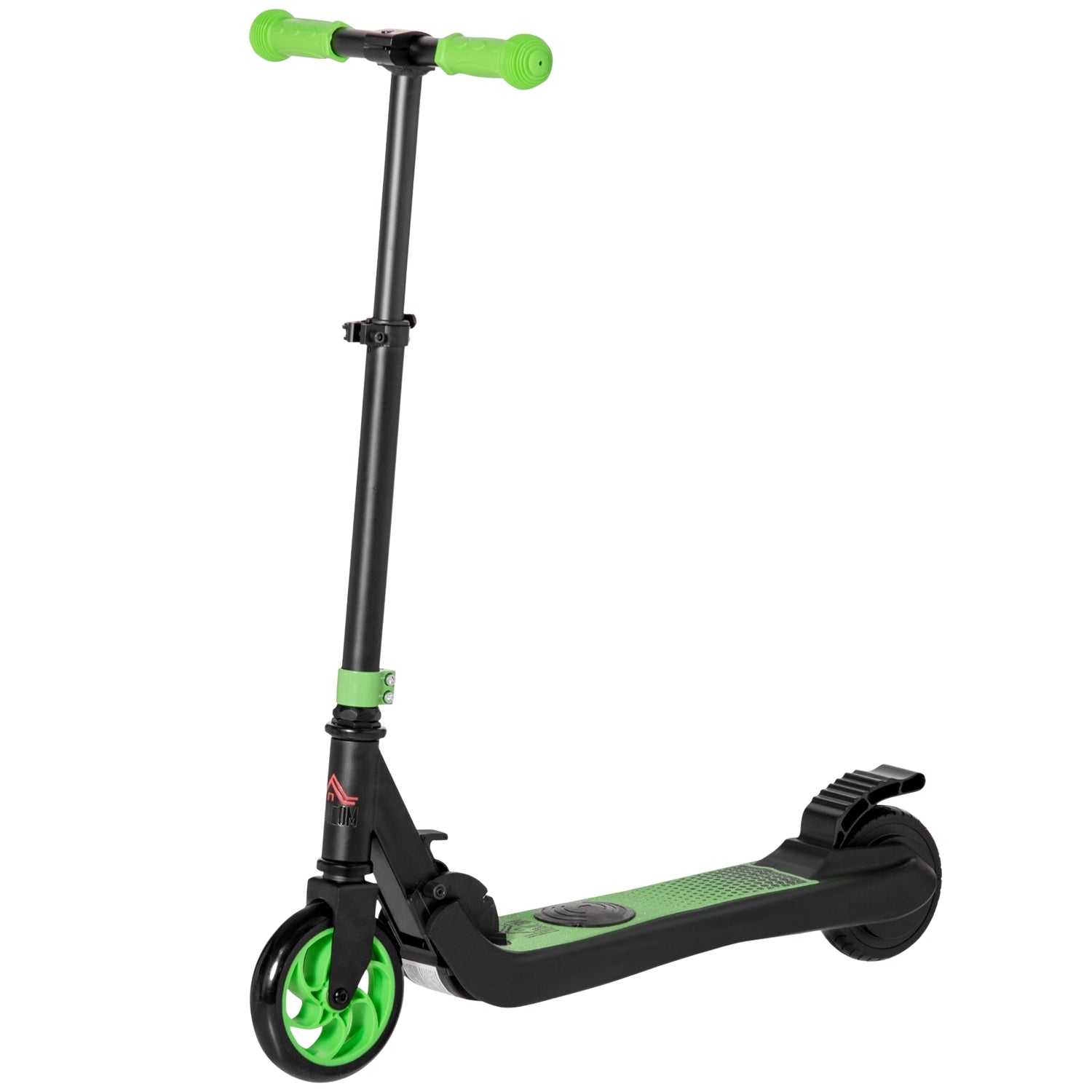 E-Scooter Elskoter 120W Motor 6 km Räckvidd max. 8 km/h Elskoter från 6 år Grön+Vit