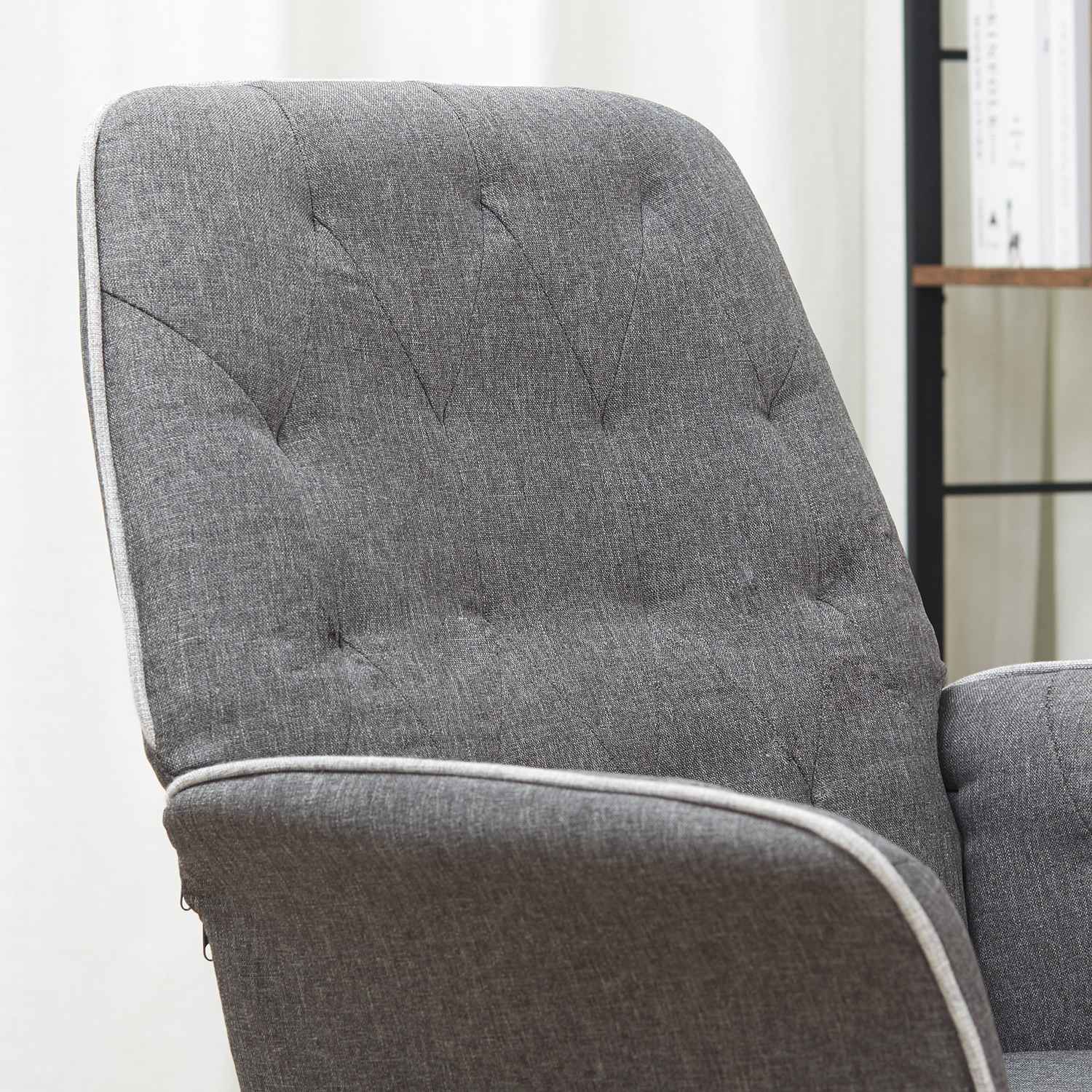Ergonomisk kontorsstol, höjdjusterbar, vridbar funktion