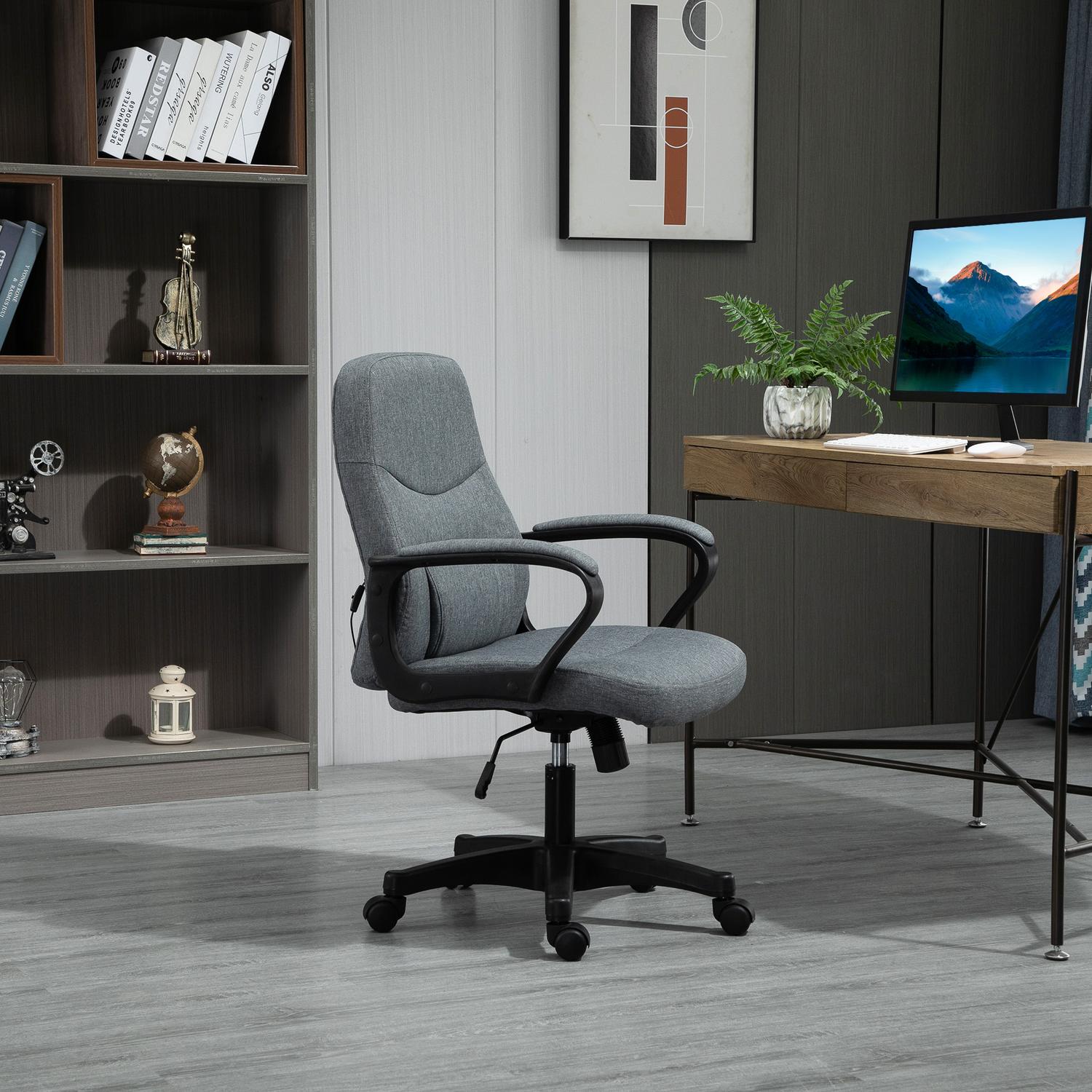 Ergonomisk kontorsstol med USB-massagefunktion