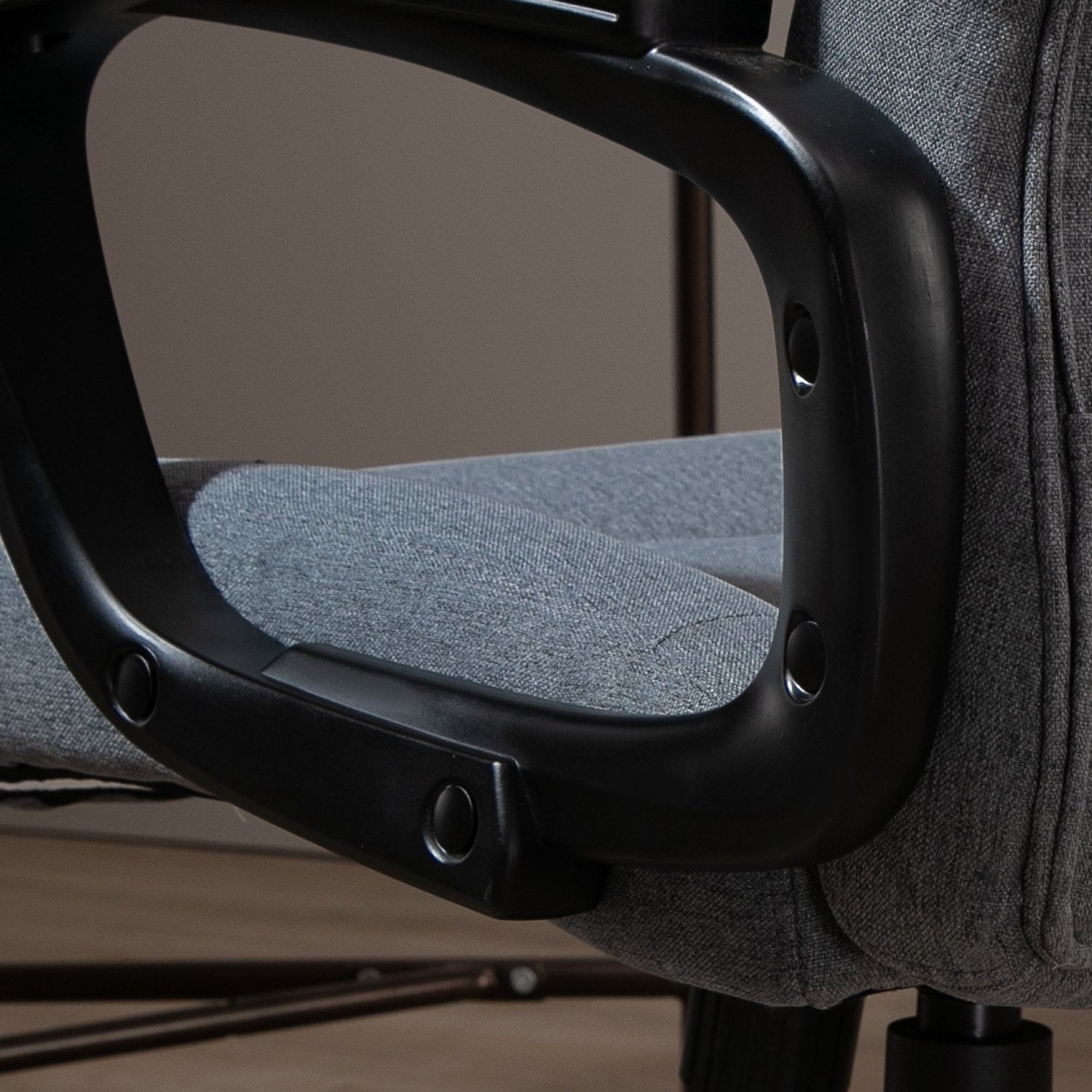 Ergonomisk spelkontorsstol, justerbar höjd, massage, grå