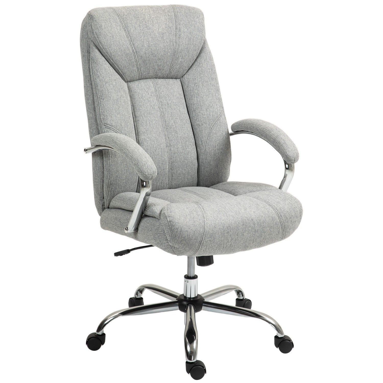 Ergonomická otočná kancelářská židle, polstrované nastavitelné područky