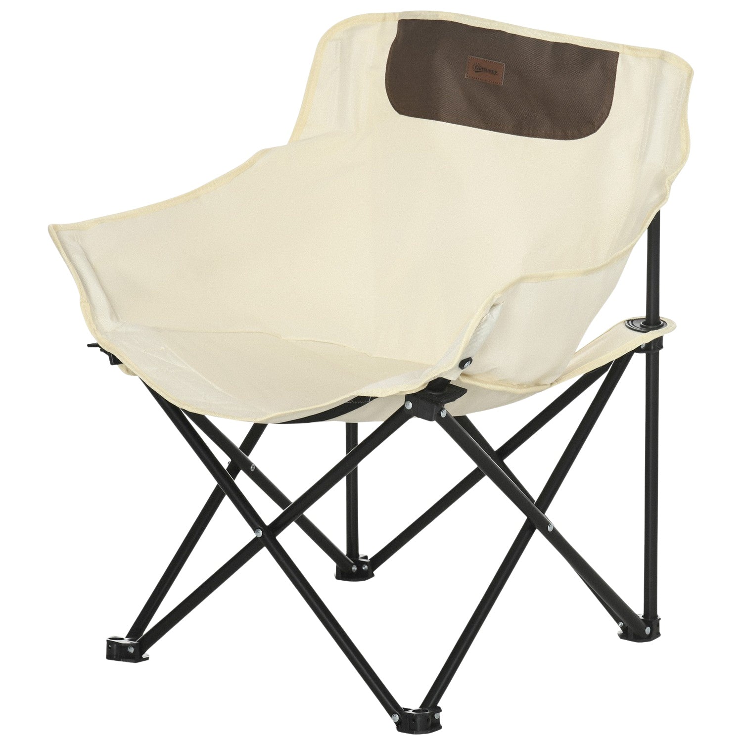 Skládací kempingová židle s boční kapsou a přepravní taškou