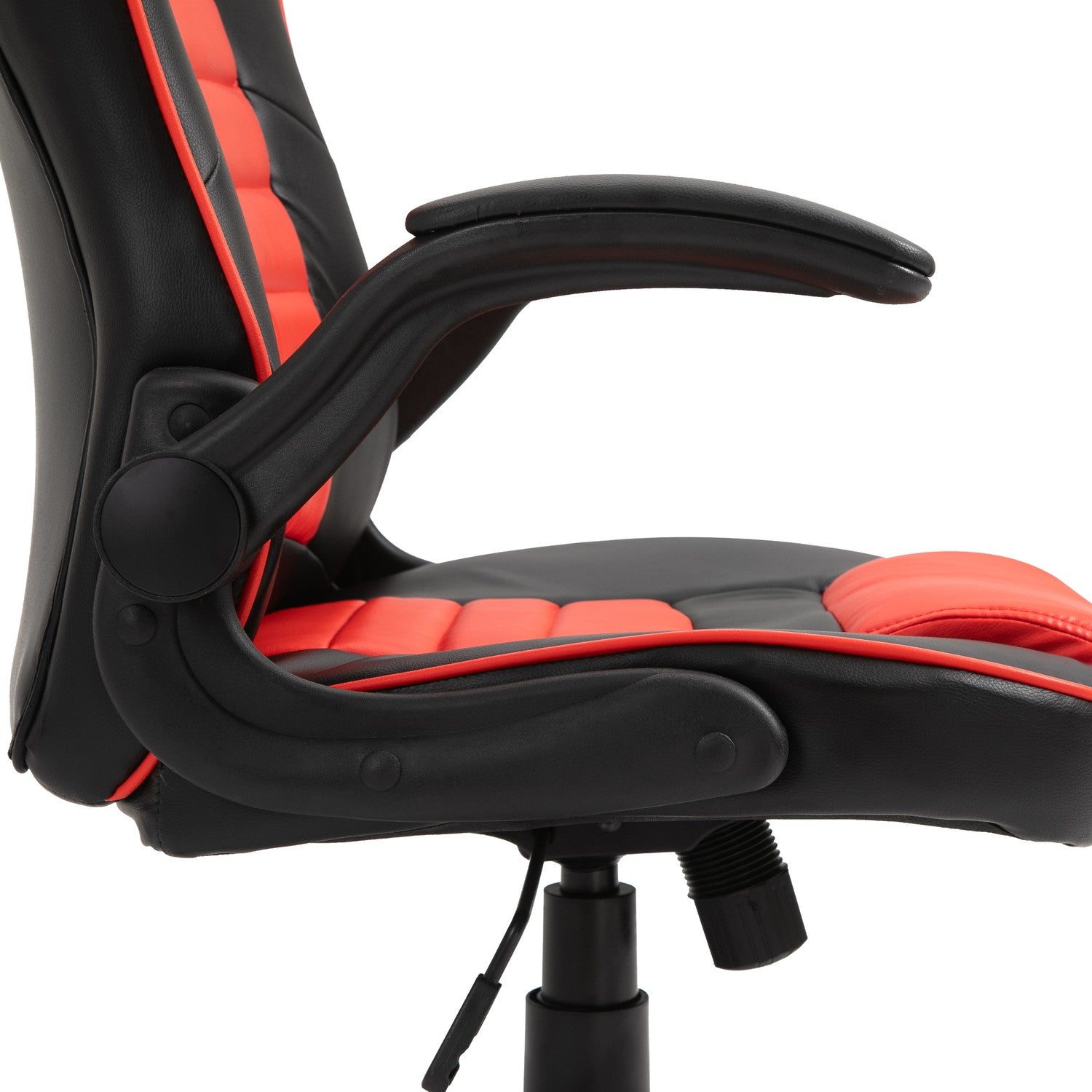 Gaming Racing Stol, Ergonomisk, Justerbar, Röd & Svart