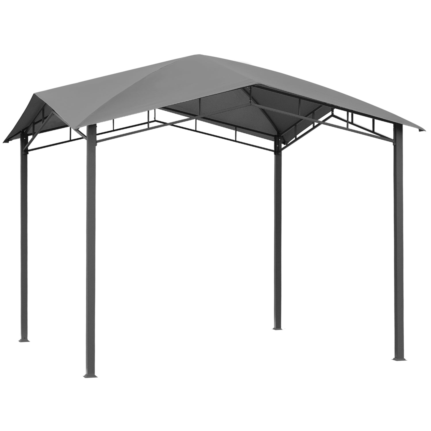 Garden Gazebo 3x3M, Solskydd, Metall/Polyester