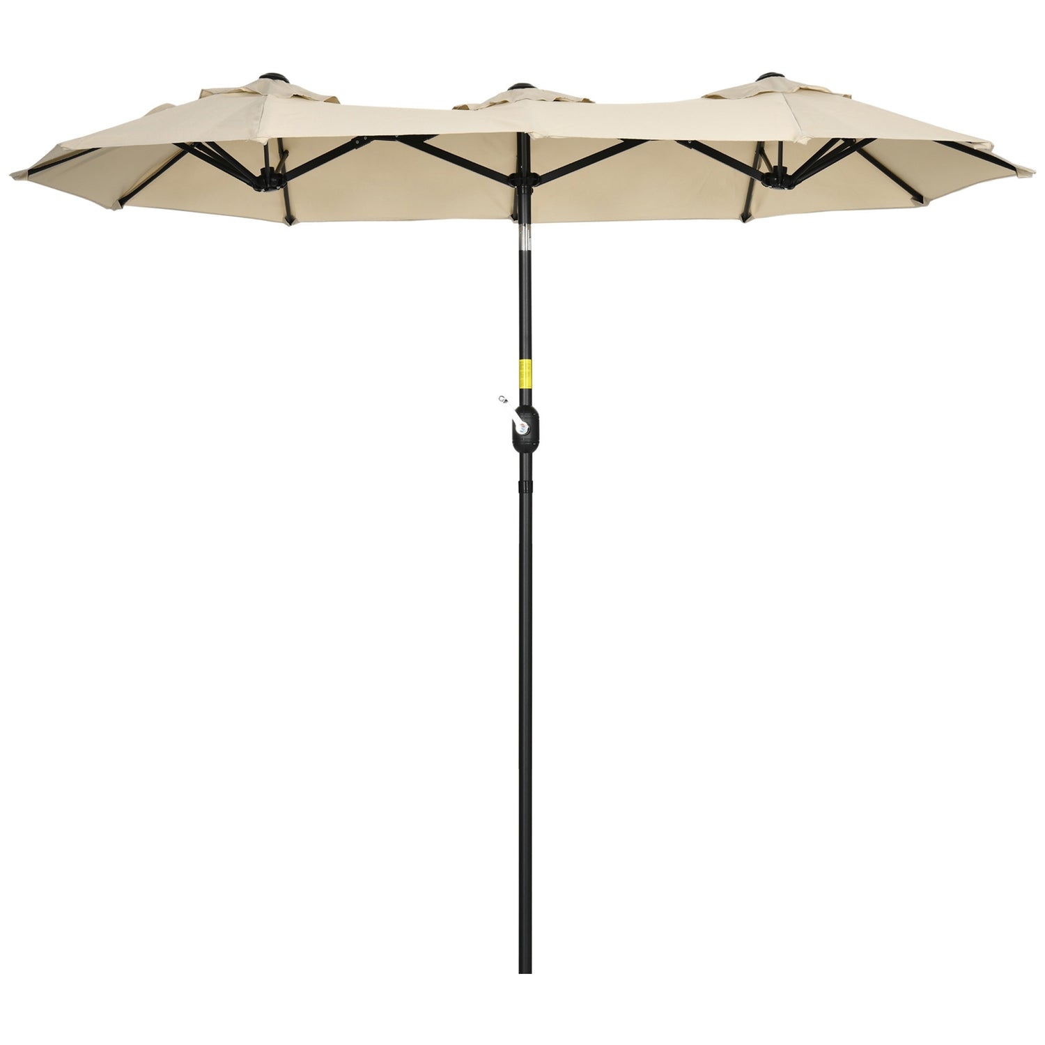 Garden Market Paraply, 285x147cm, Tilt & Wind Roof