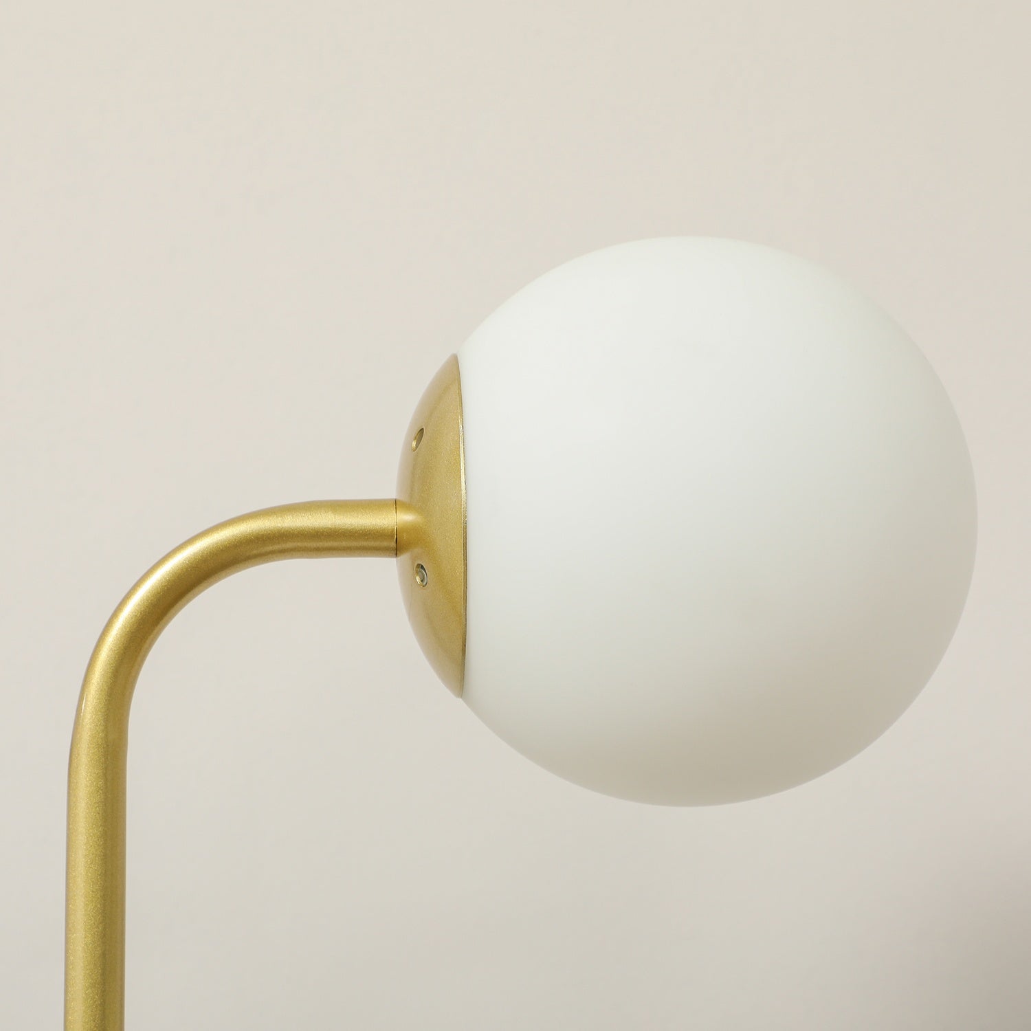 Stojací lampa s otočnými stínidly – 120W, zlatá, 1,65m