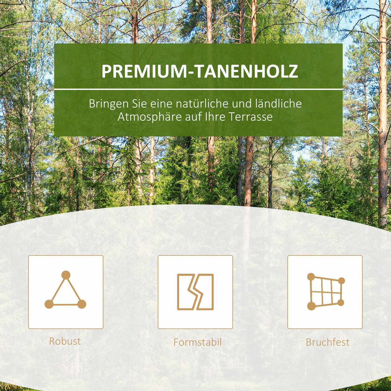 Gungstolsset i trä, hög rygg, armstöd