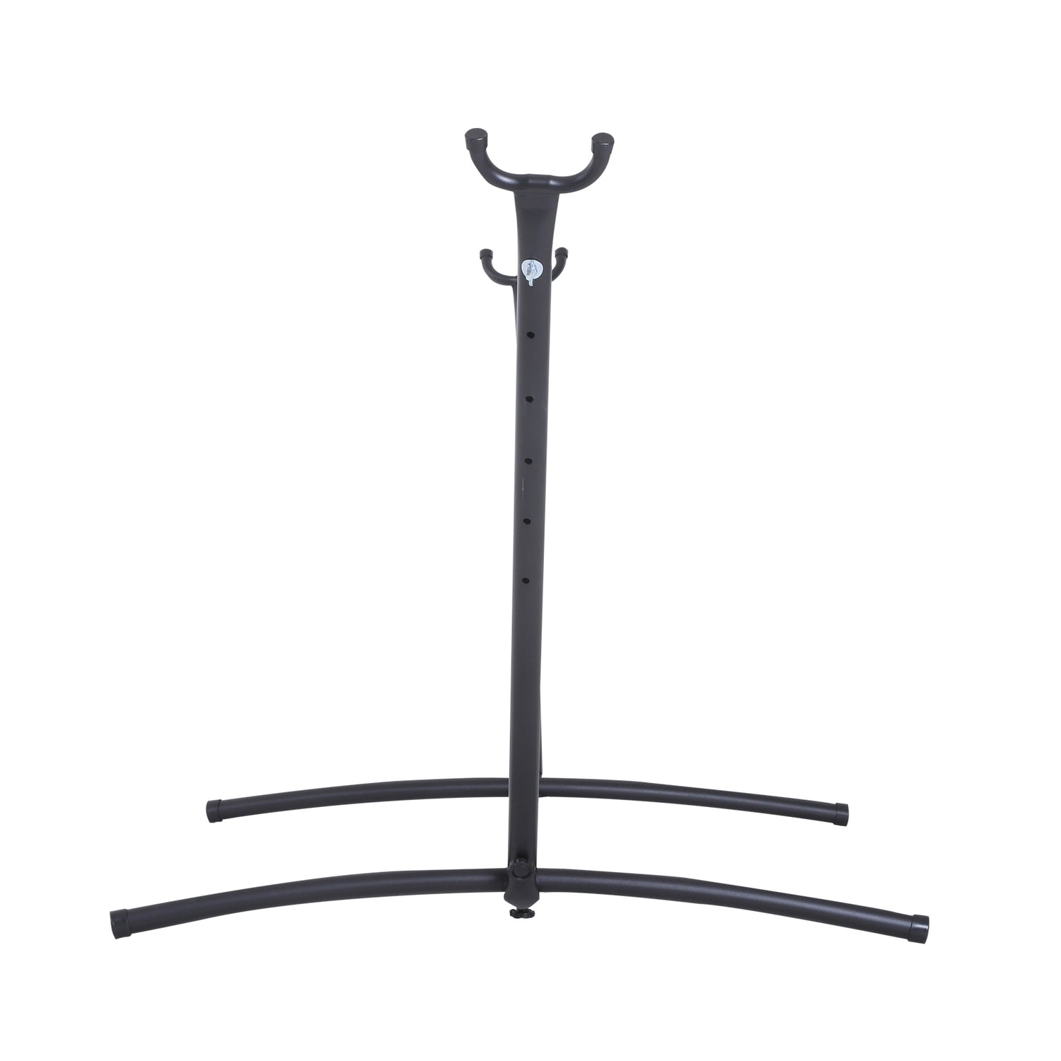Hängmatta i metall med krokar – 280 x 120 x 110 cm, 120 kg kapacitet