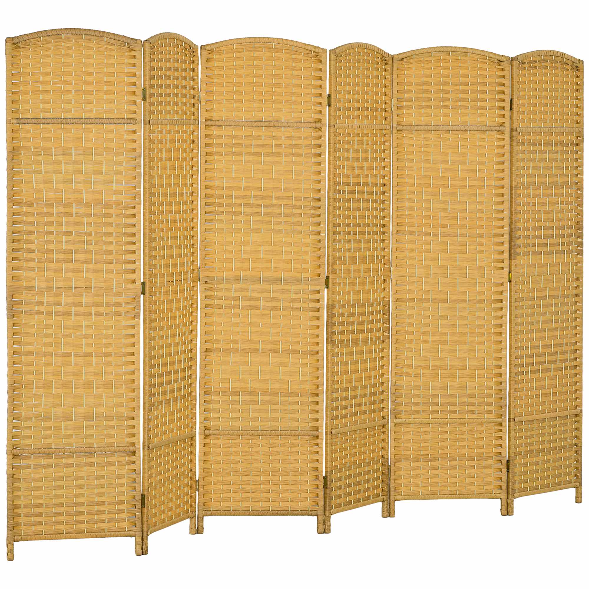 Hopfällbar rumsavdelare, 6-panelers furustom, 270x180 cm