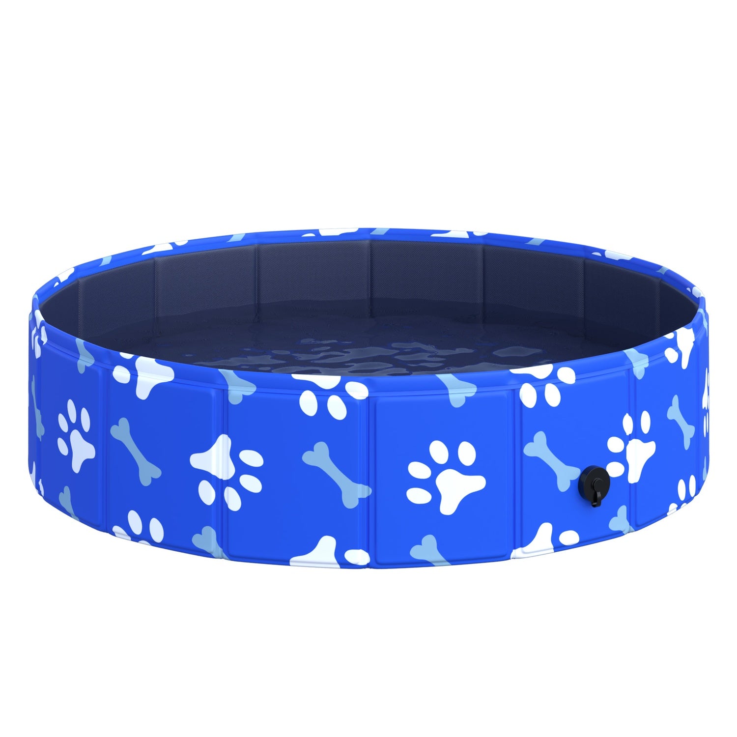 Hopfällbart hundpoolbadkar för husdjur, 80 cm diameter