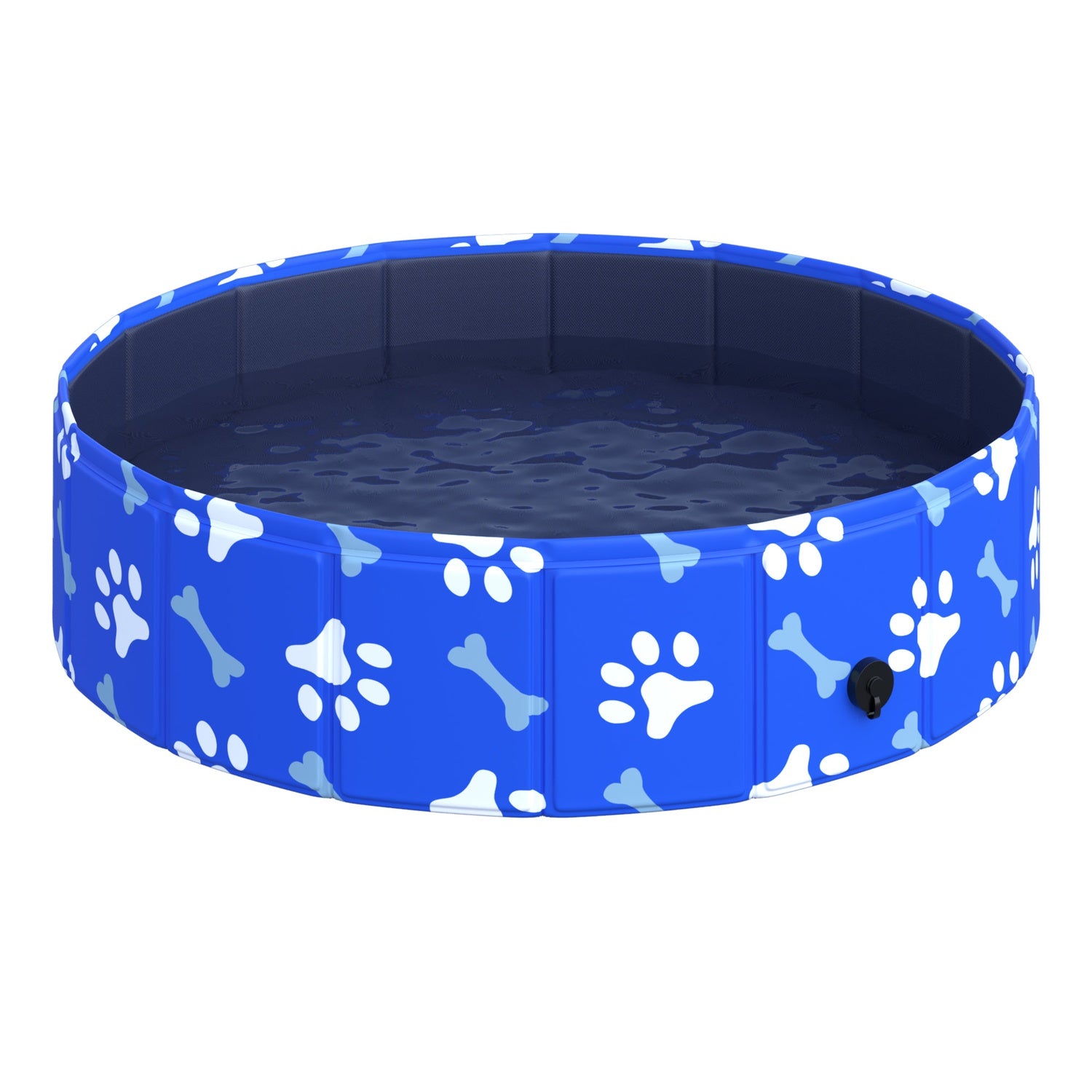 Hopfällbart hundpoolbadkar för husdjur, 80 cm diameter