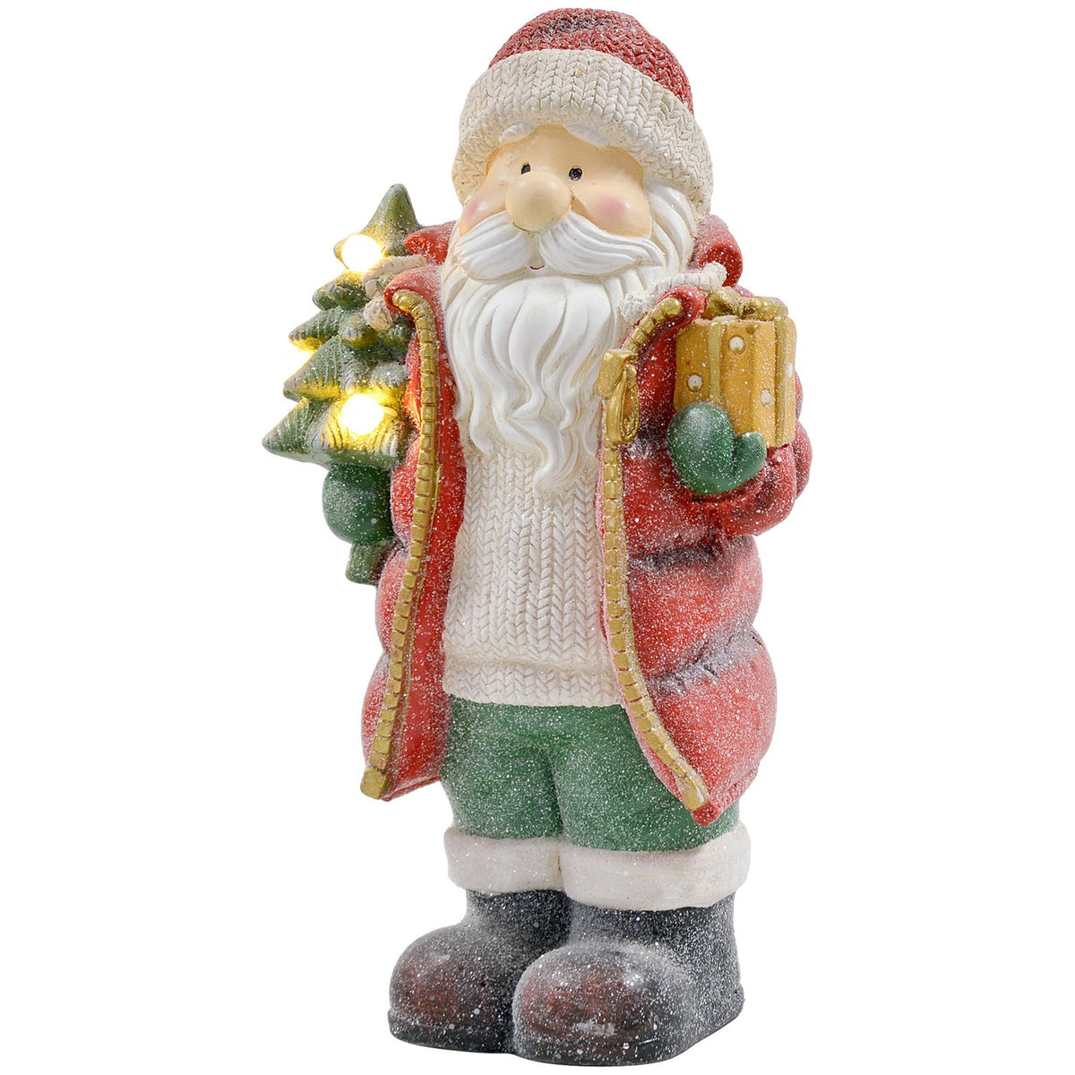Vánoční figurka Santa Clause s LED osvětlením, 50 cm