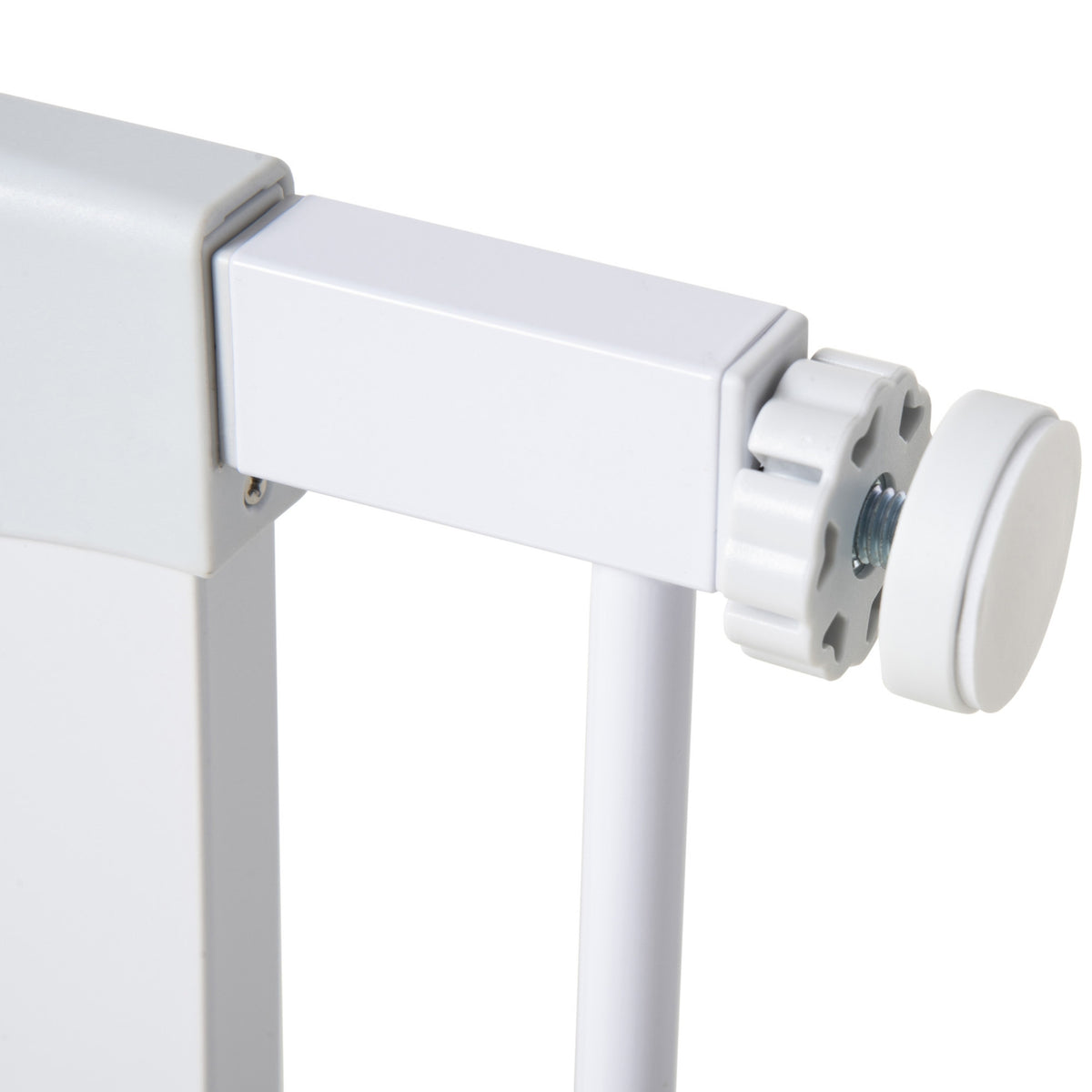 Nastavitelná bezpečnostní zábrana do dveří s automatickým zavíráním, 75–96 cm