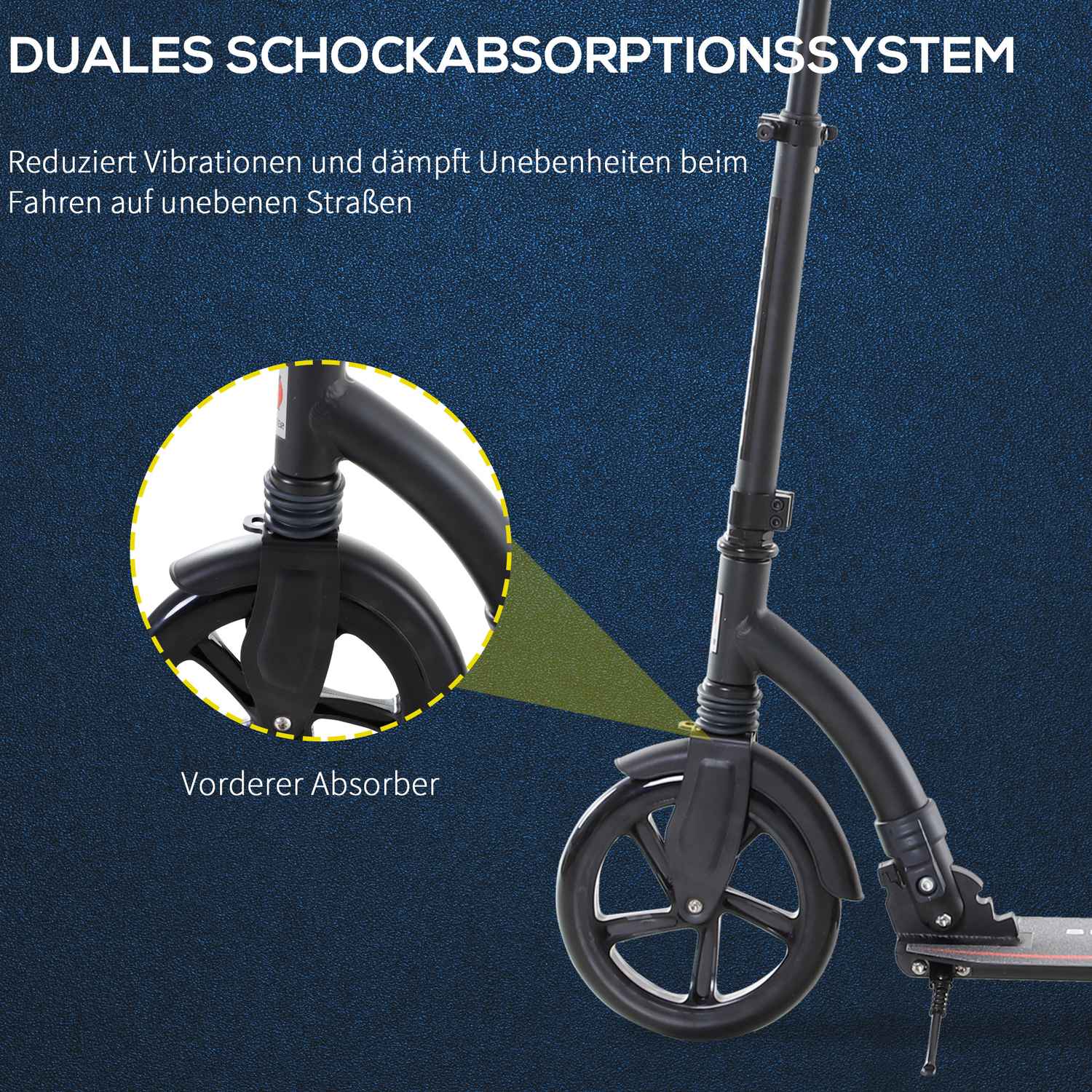 Kick Scooter för barn 14+ – hopfällbar, höjdjusterbar, aluminium