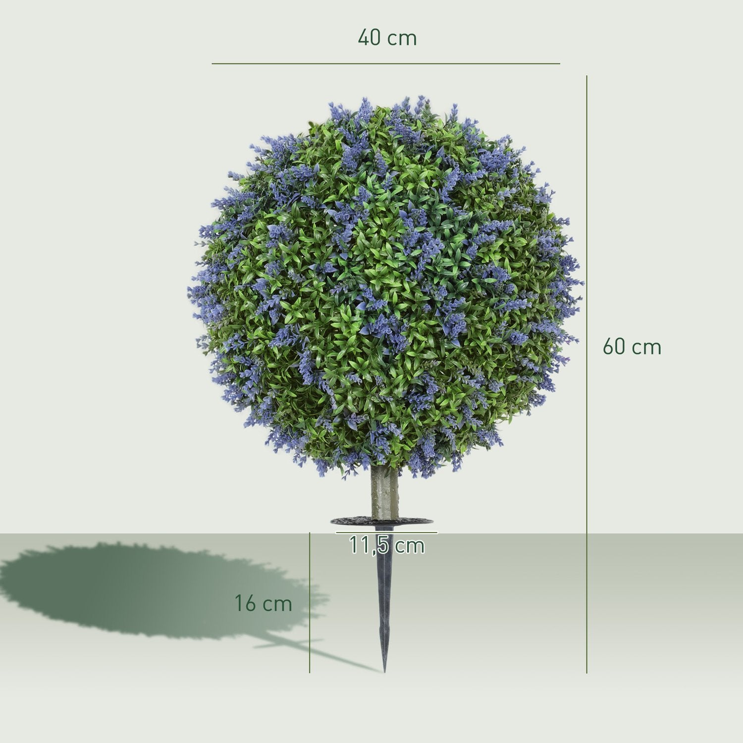 Umělé levandule 60 cm s UV ochranou, sada