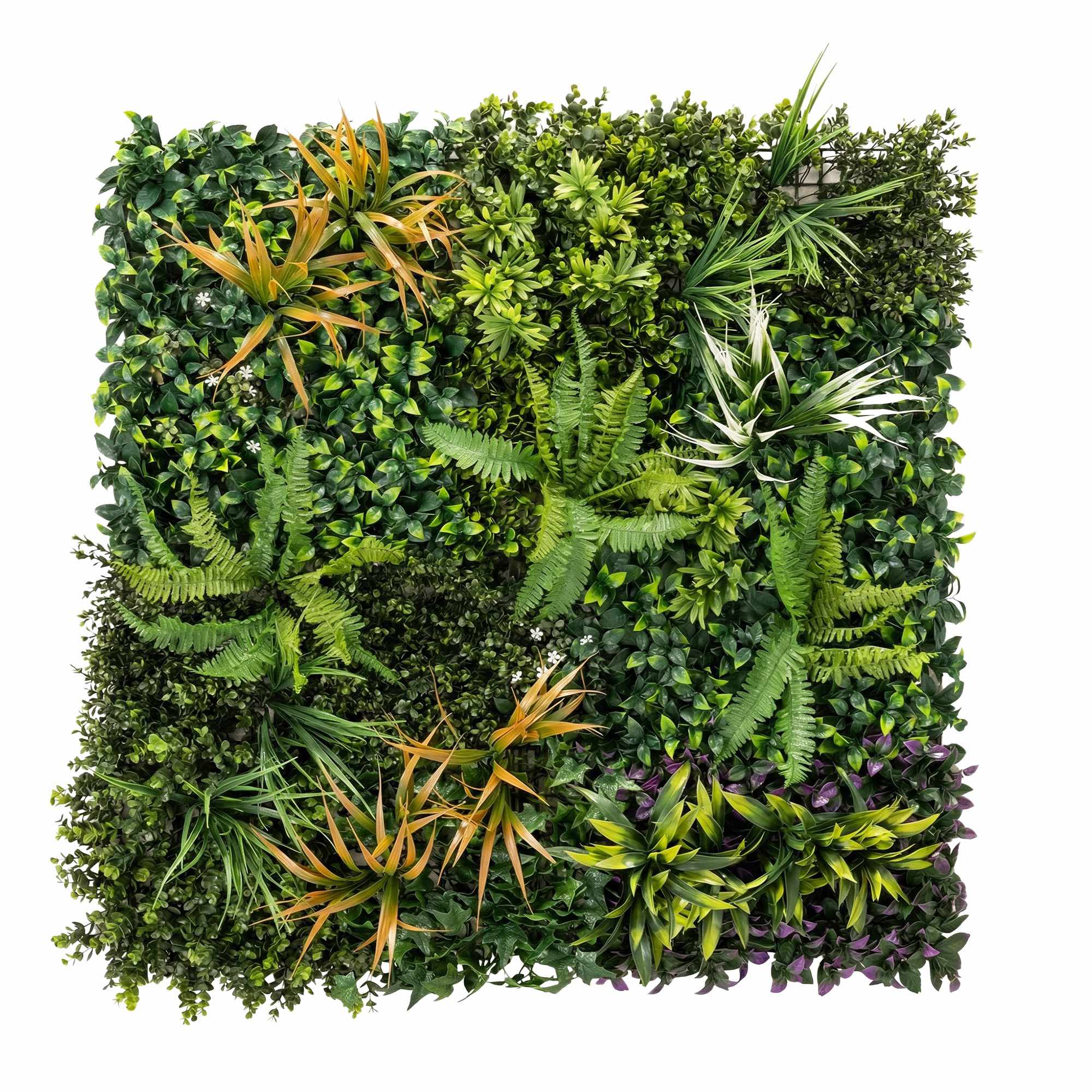 Konstgjord häckpanel, 100x100 cm, UV-resistent