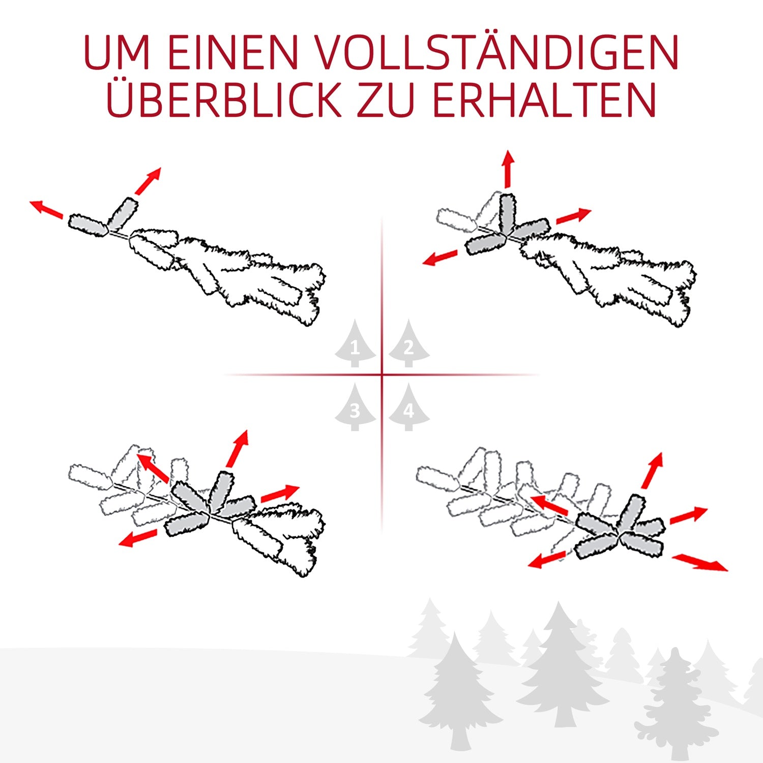 Umělý vánoční věnec s LED světly, 60 cm