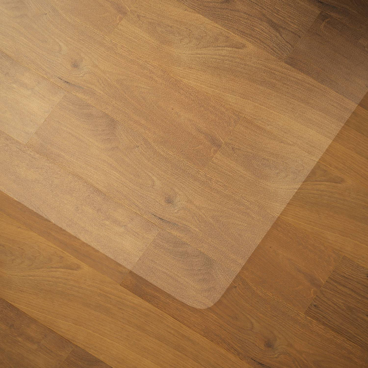 Ochranná podložka pod kancelářskou židli, protiskluzová, 120x120 cm, průhledná