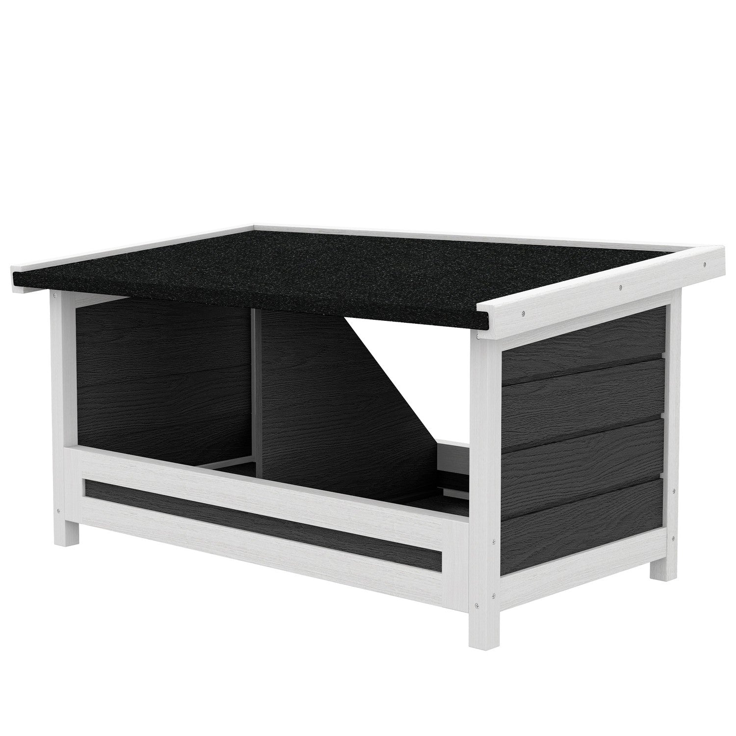 Slepice, hnízdní box, střecha odolná vůči povětrnostním vlivům, smrk, 66x37x34 Cm