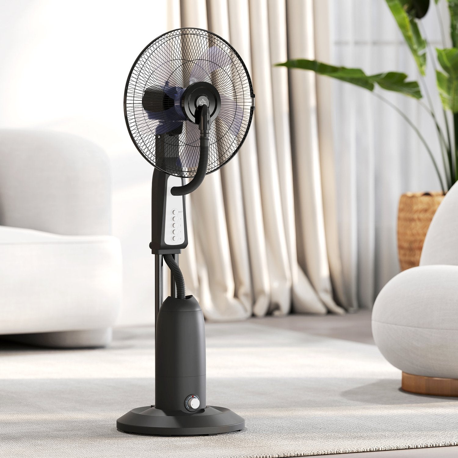 Chladicí ventilátor – 3 rychlosti, nádrž 3 l, oscilující