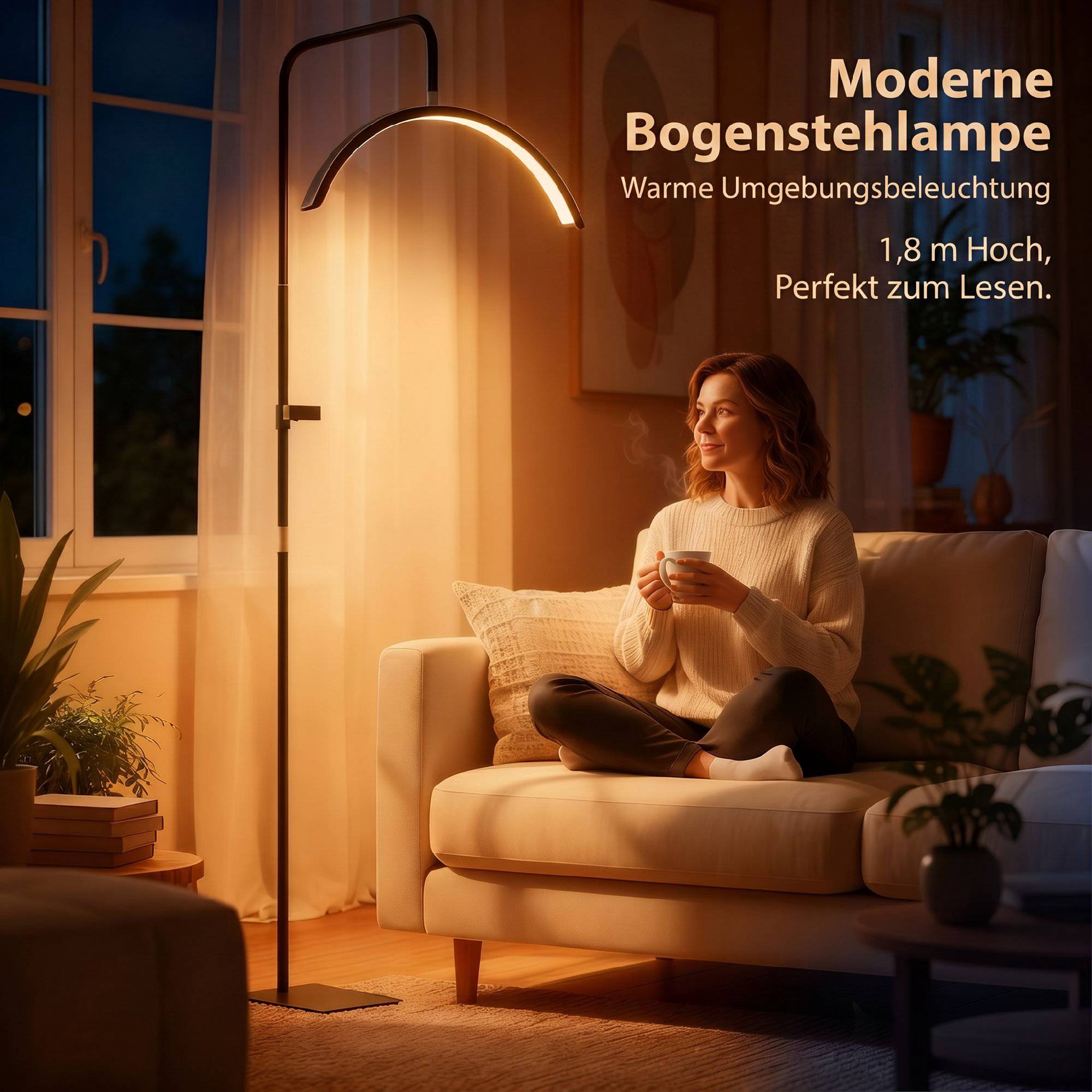 LED Halvmåneformad Ögonfranslampa, Telefonhållare, Justerbar Höjd