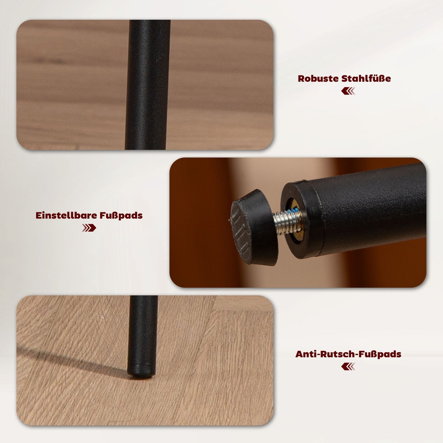 Matstol, sladdklädsel, snäckformad, metallben, beige