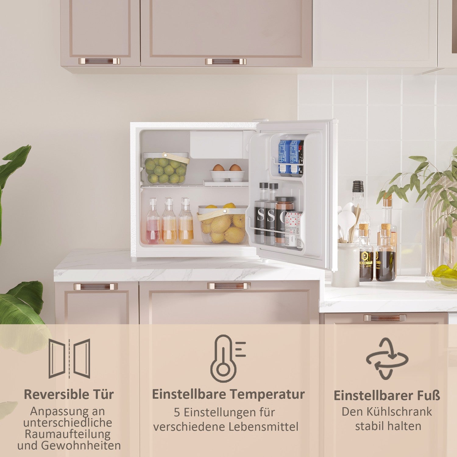 Minimraznička 46 l – kompaktní, s boxem na led, regulace teploty