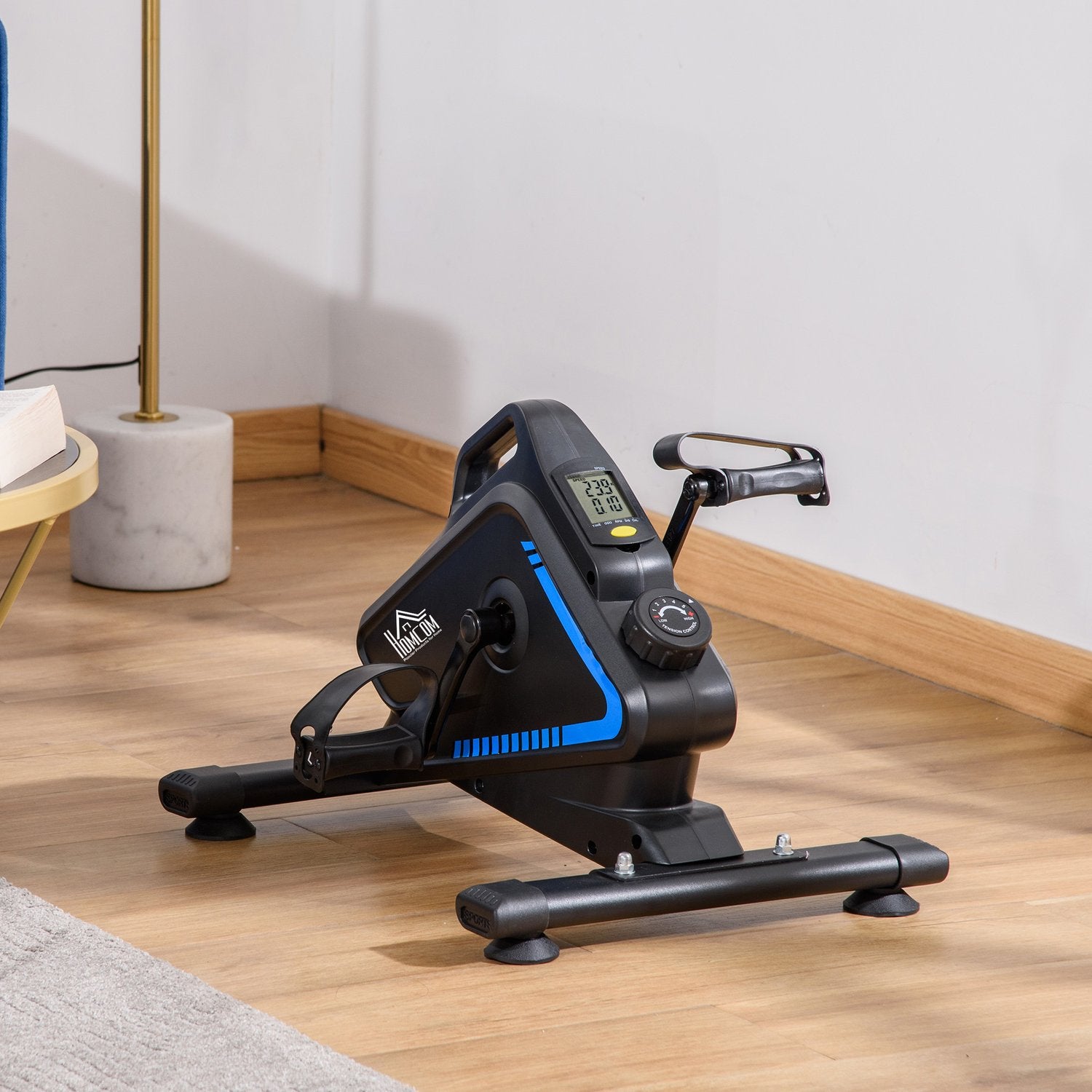 Mini motionscykel med 5 motståndsnivåer, LCD-skärm