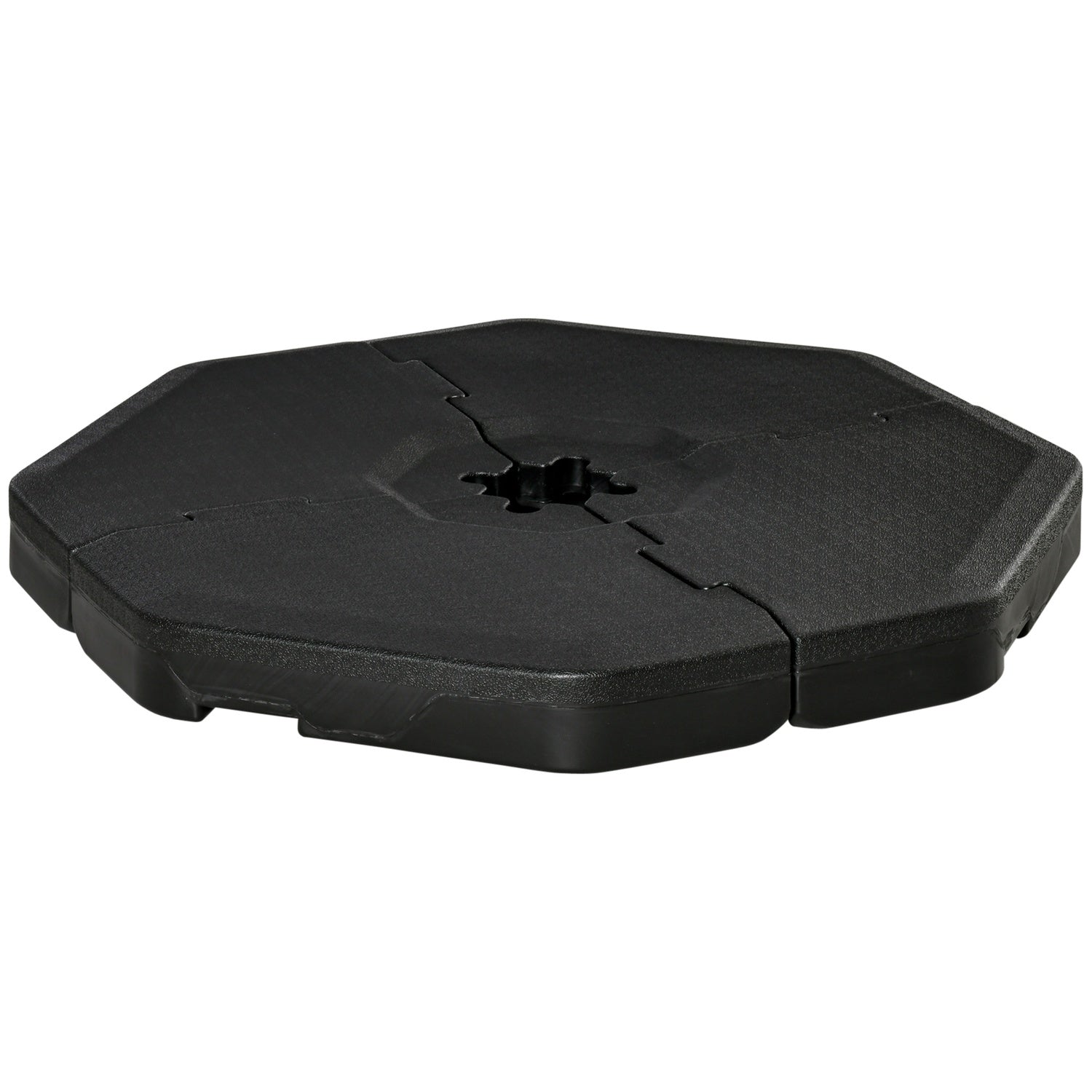 Paraplyviktsbas, 4-delad Heavy-Duty HDPE, 140 kg kapacitet