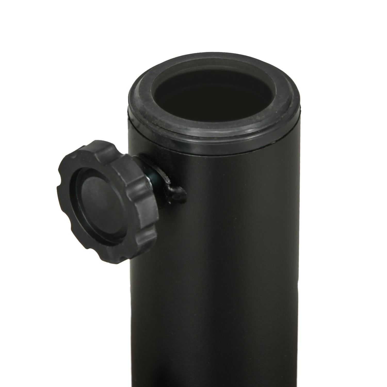 Parasollställ 29 kg, svart, rottinglook, passar Ø38/48 mm stolpar