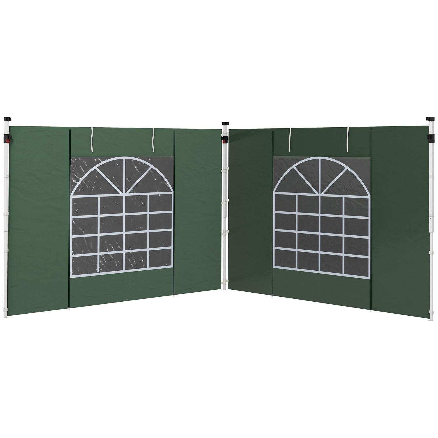 Boční panely k altánu 3x3/3x6 m, vodotěsné, zelené
