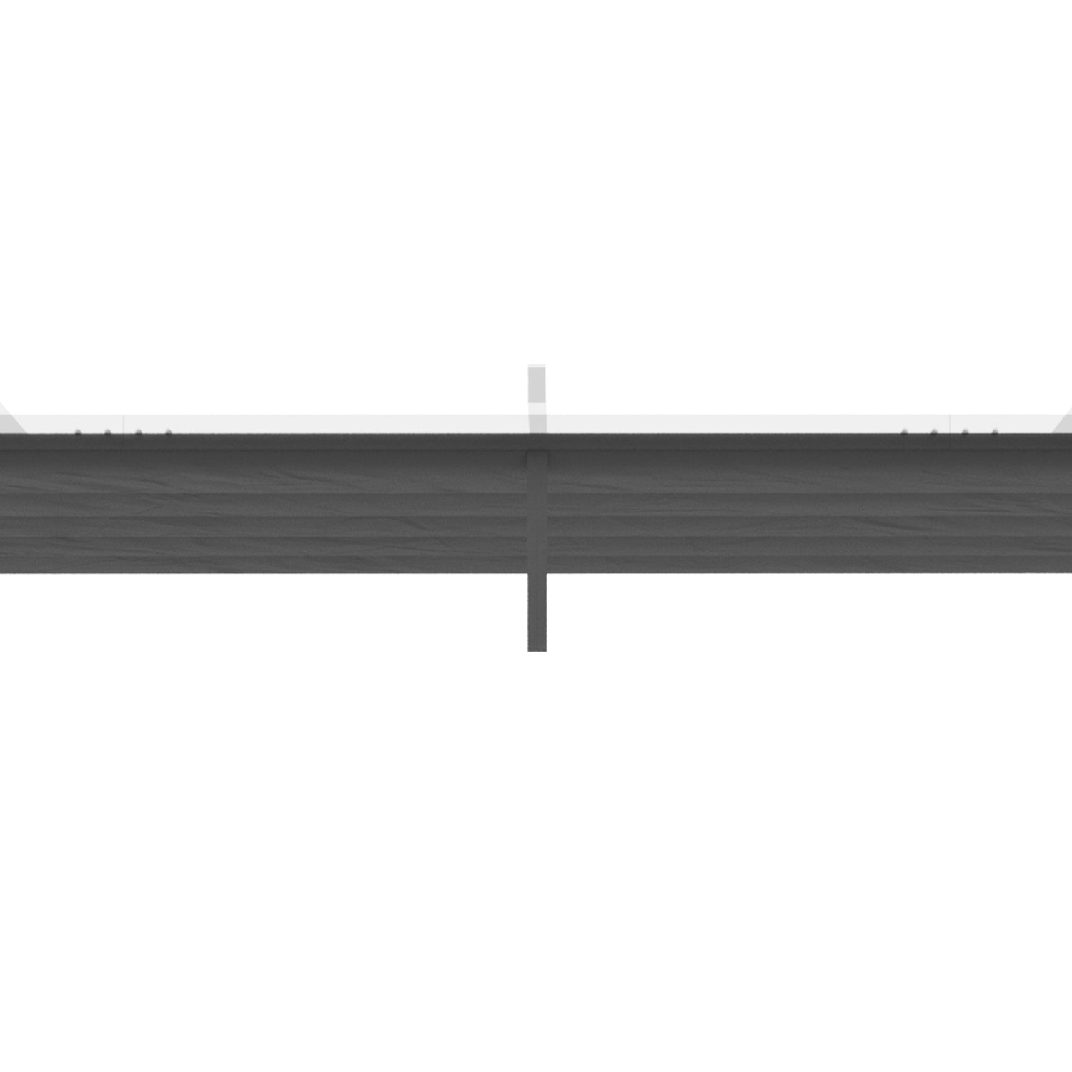 Pergola Ersättningstak 3,5x2,5m, mörkgrå, med dränering