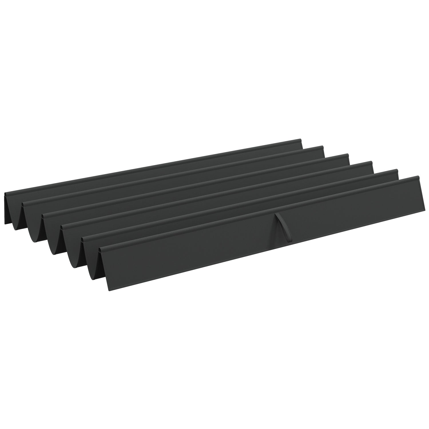 Pergola Takbyte 2,5x2,55m, mörkgrå, vattentät