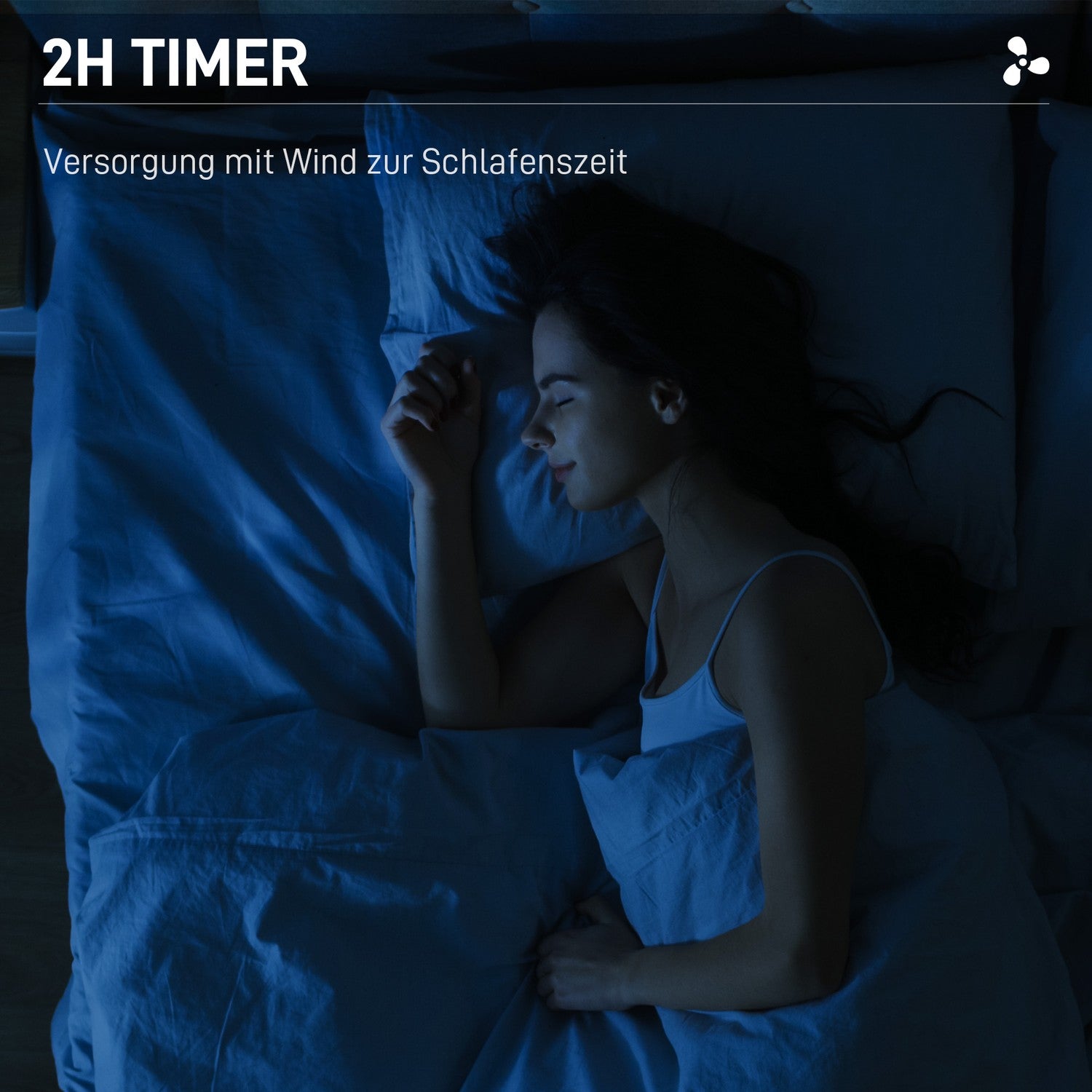 Stojanový mlhový ventilátor, 3 režimy, nádrž 3 l, časovač, černý