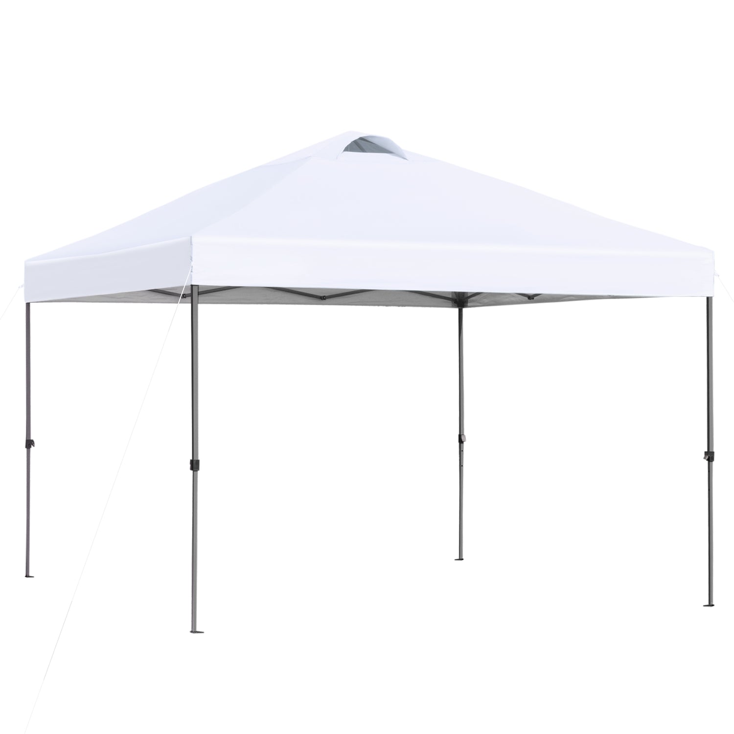 Pop-Up White Garden Gazebo 2,95m UV-skydd