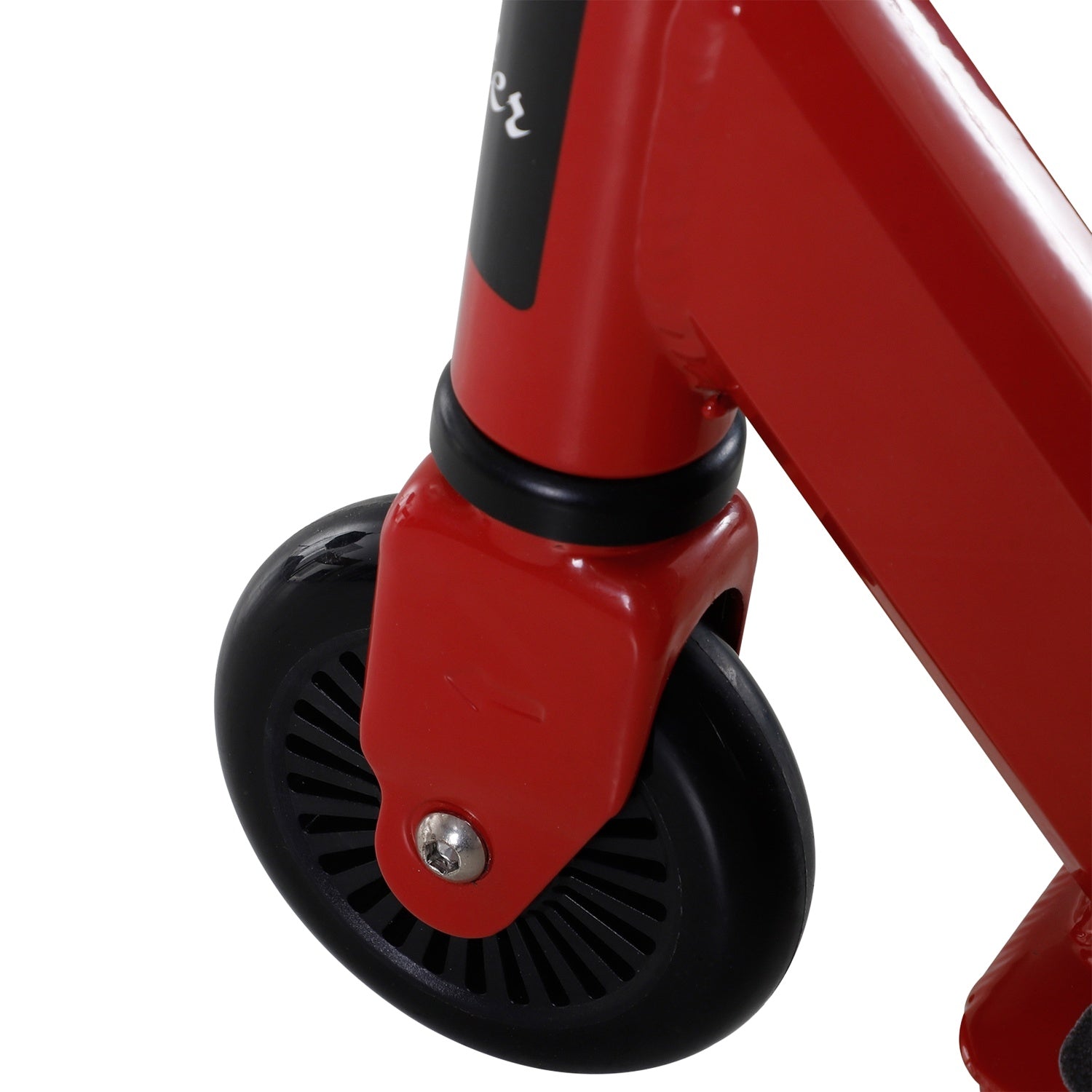 Pro Freestyle Stunt Scooter, Aluminium, 100 mm hjul, Röd
